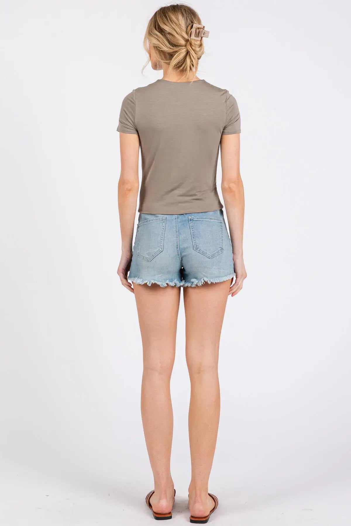 Rayon Modal Basic Crop Top