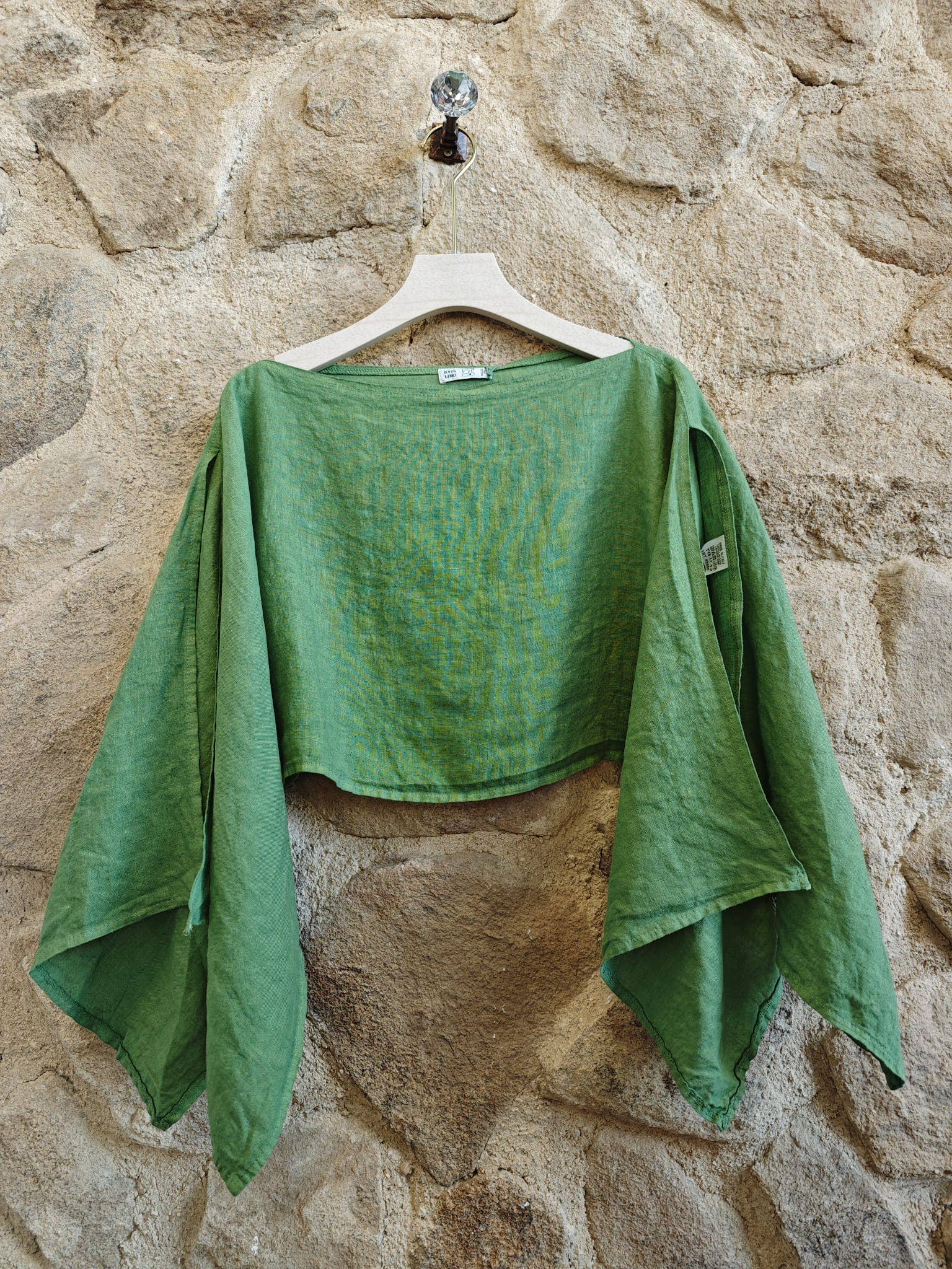 Linen Blouse w/long sleeves