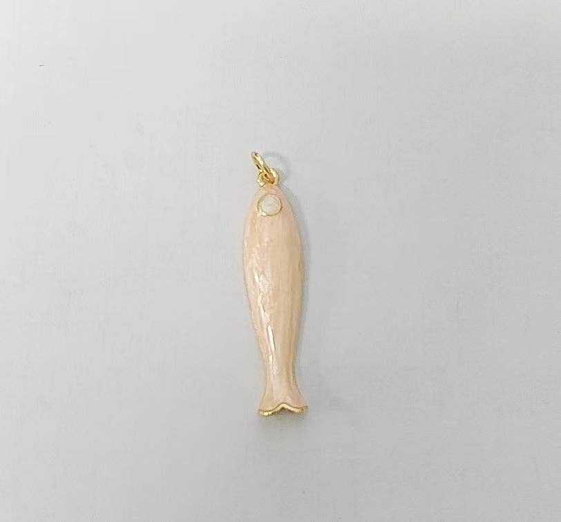 18K GF Blue Fish
