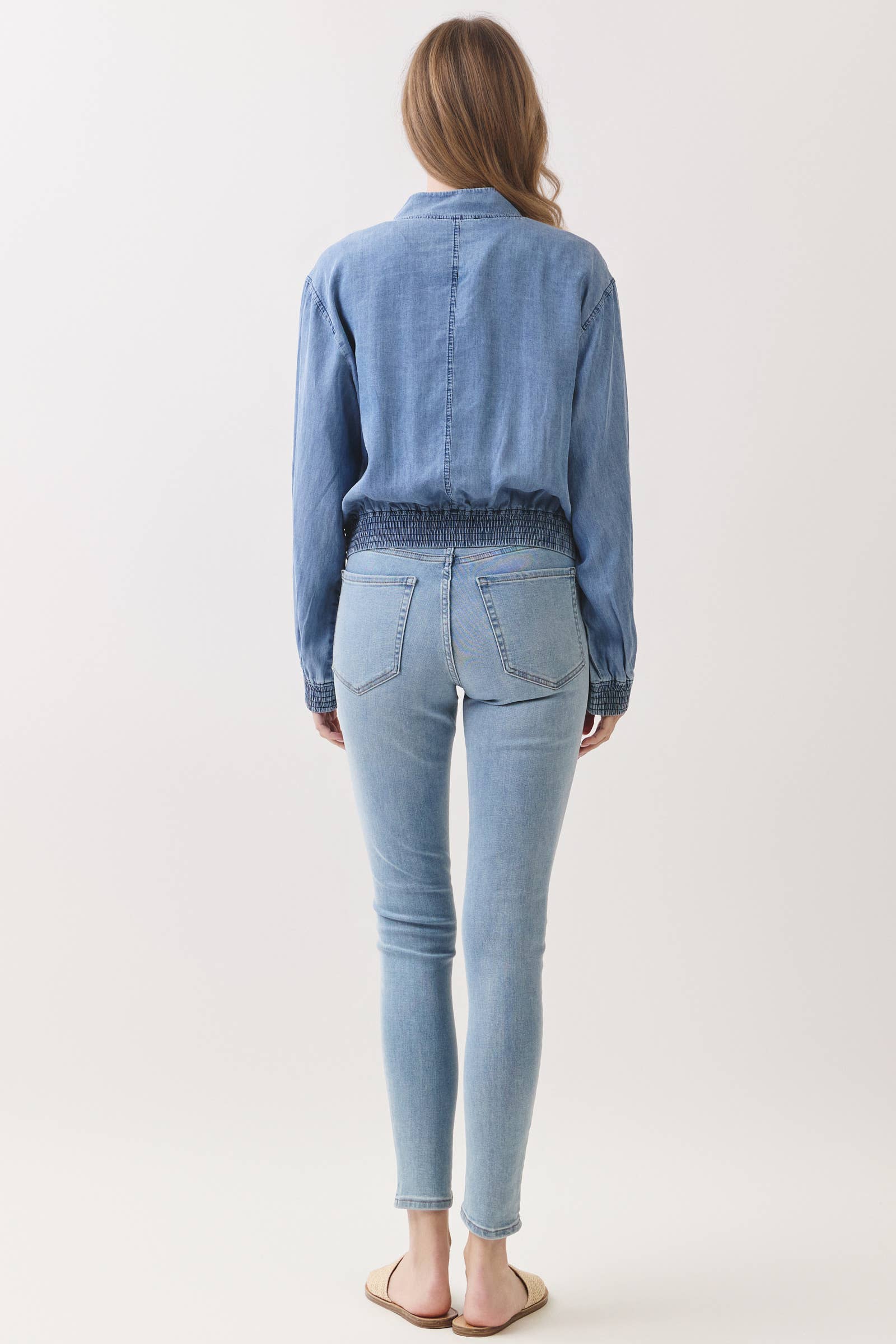 TENCEL BOMBER JACKET