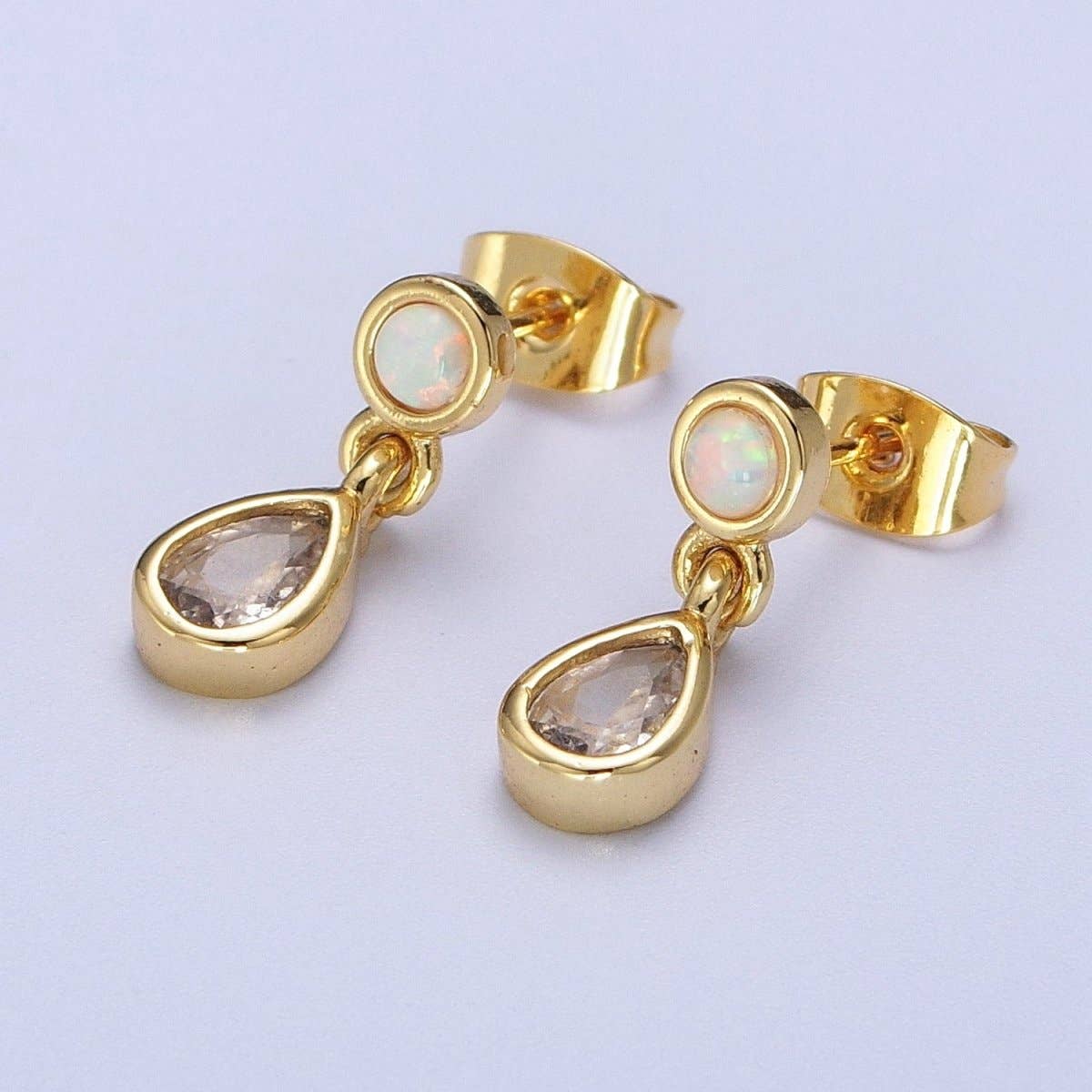 24K GF Teardrop Opal