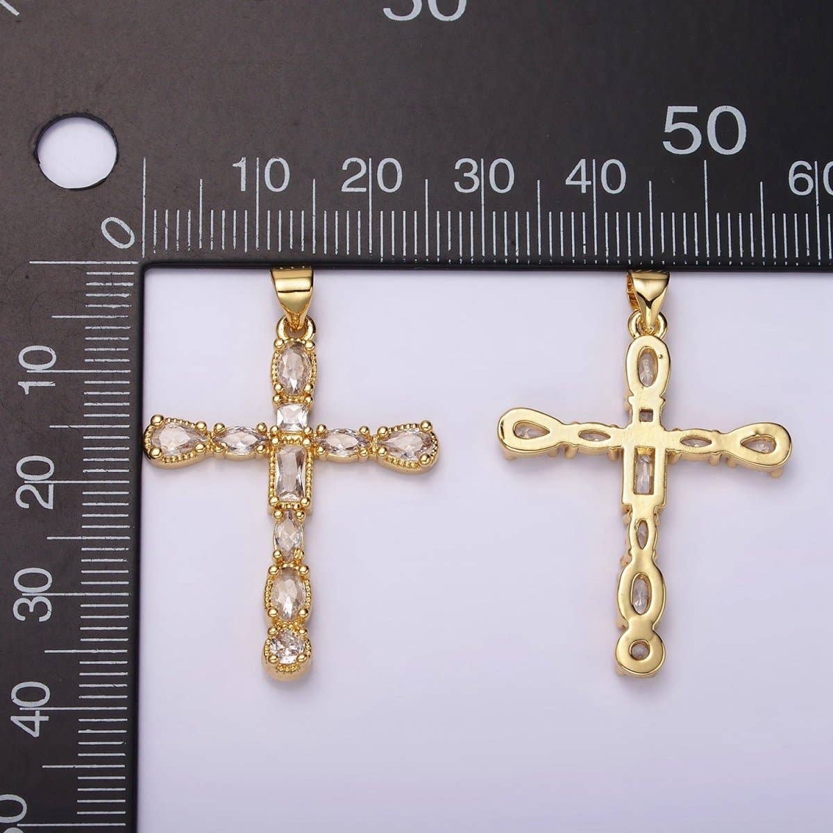 24K GF Latin Cross