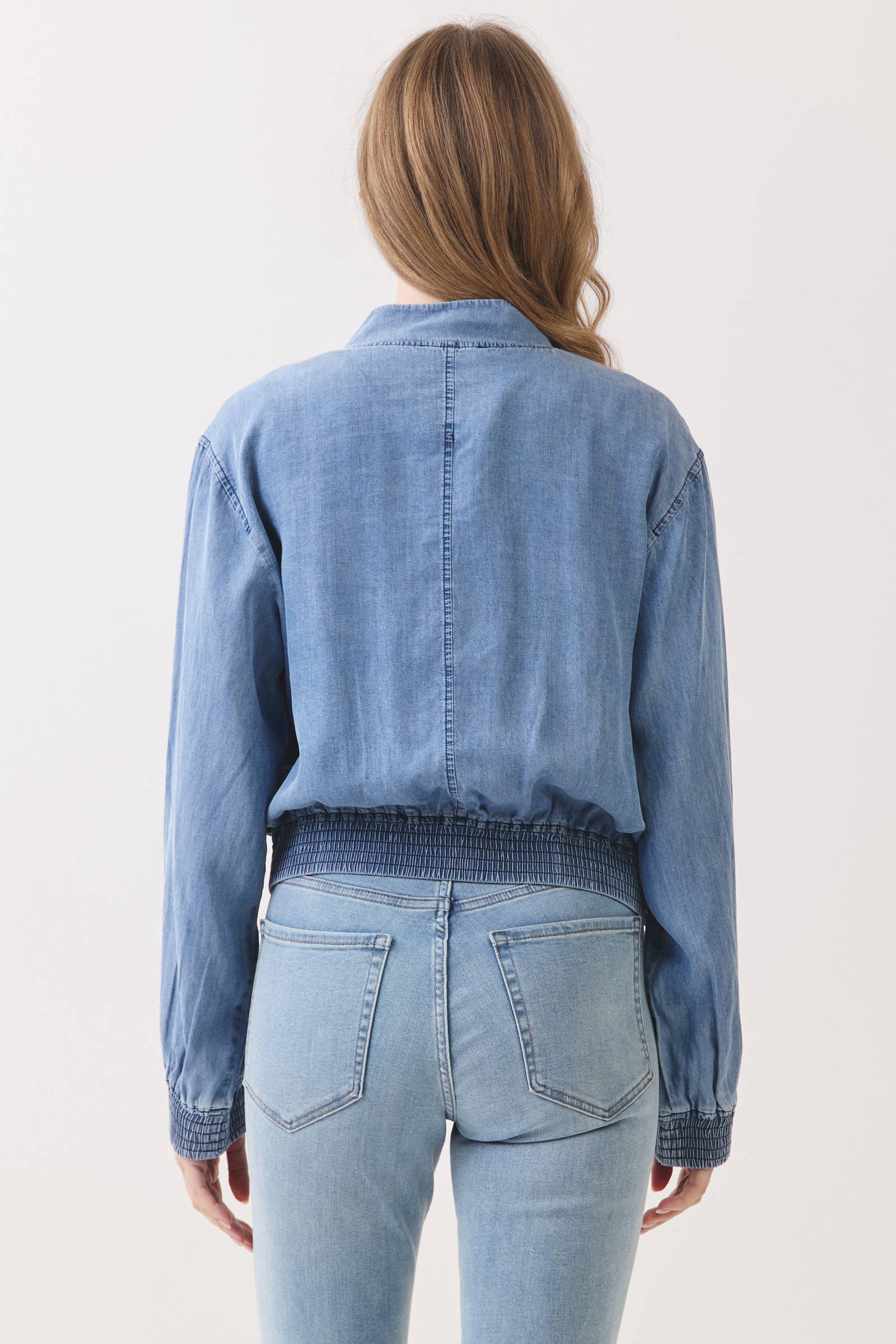 TENCEL BOMBER JACKET