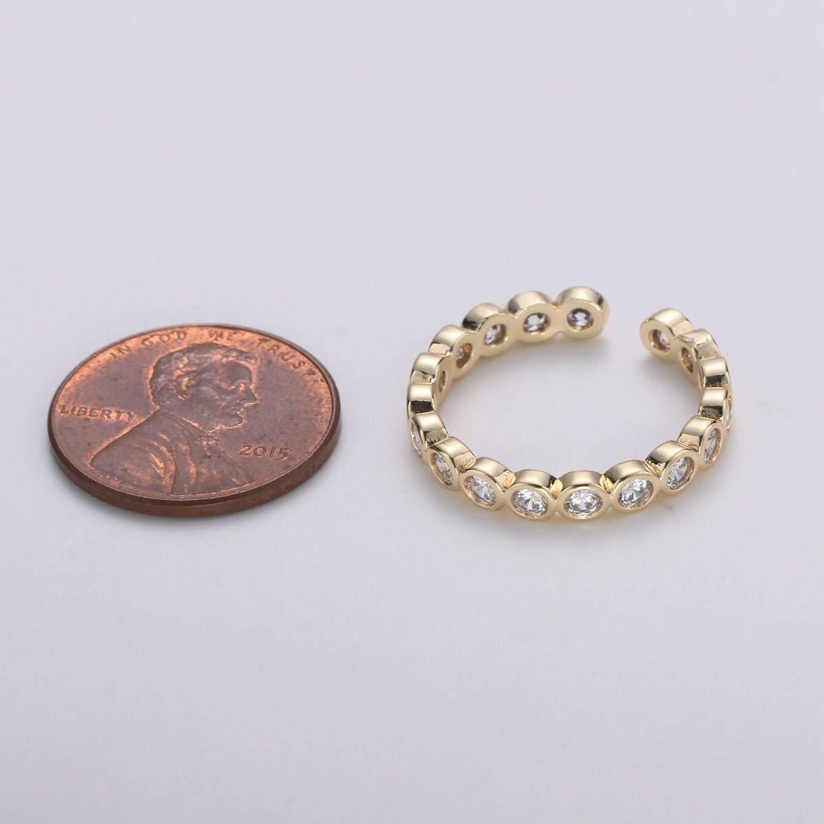 GF CZ Round Ring