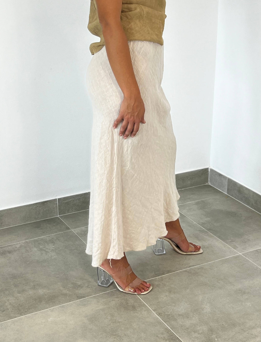 100% LINEN SKIRT