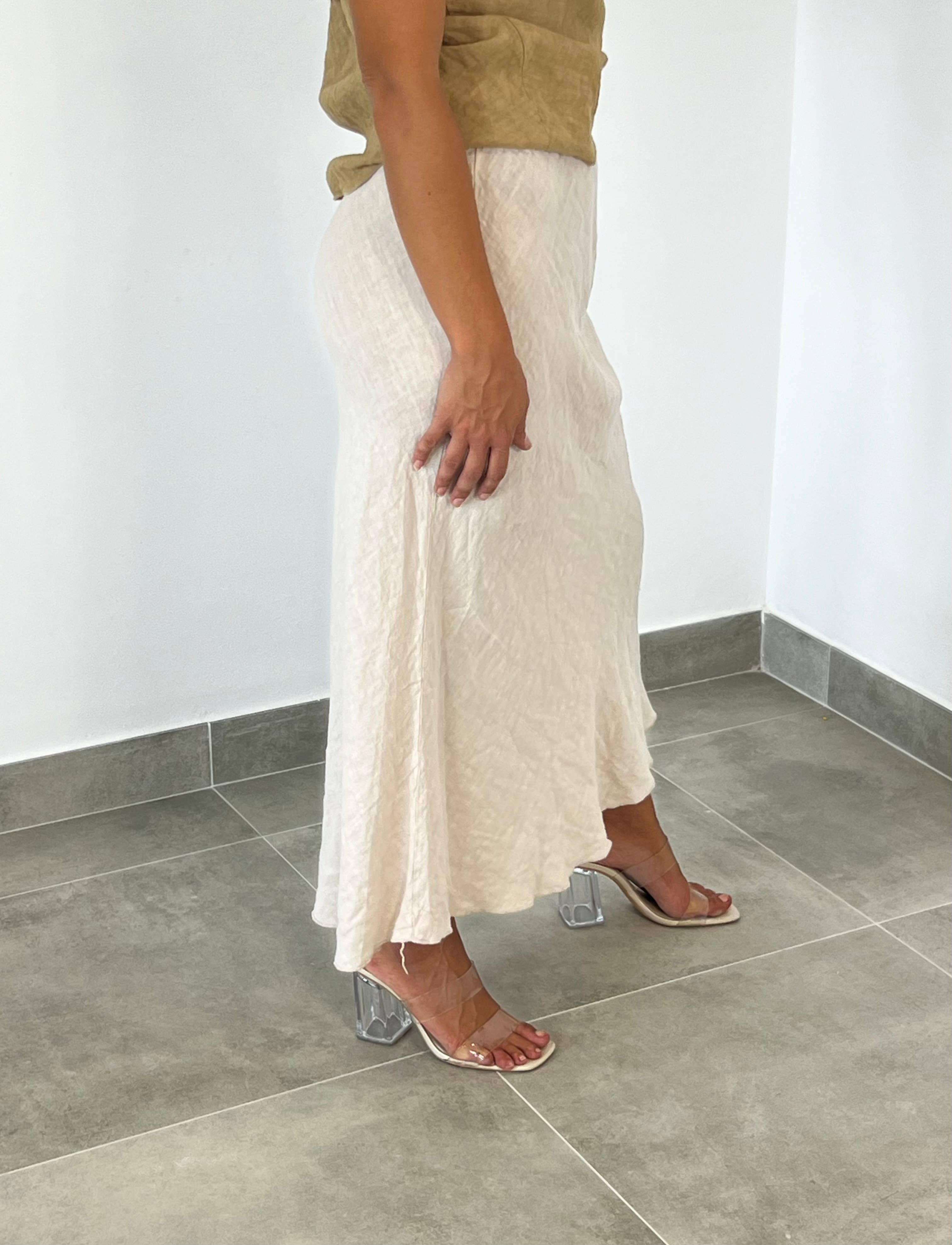100% LINEN SKIRT
