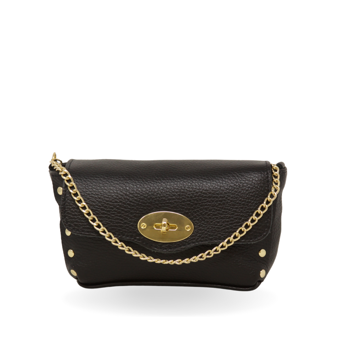 ITALIAN LEATHER CROSSBODY BAG