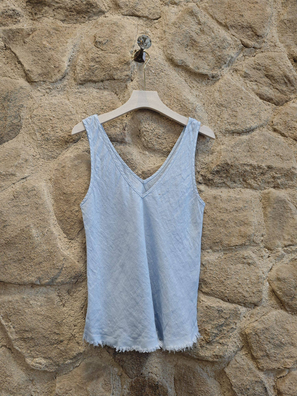 Sleeveless Tank 100% linen