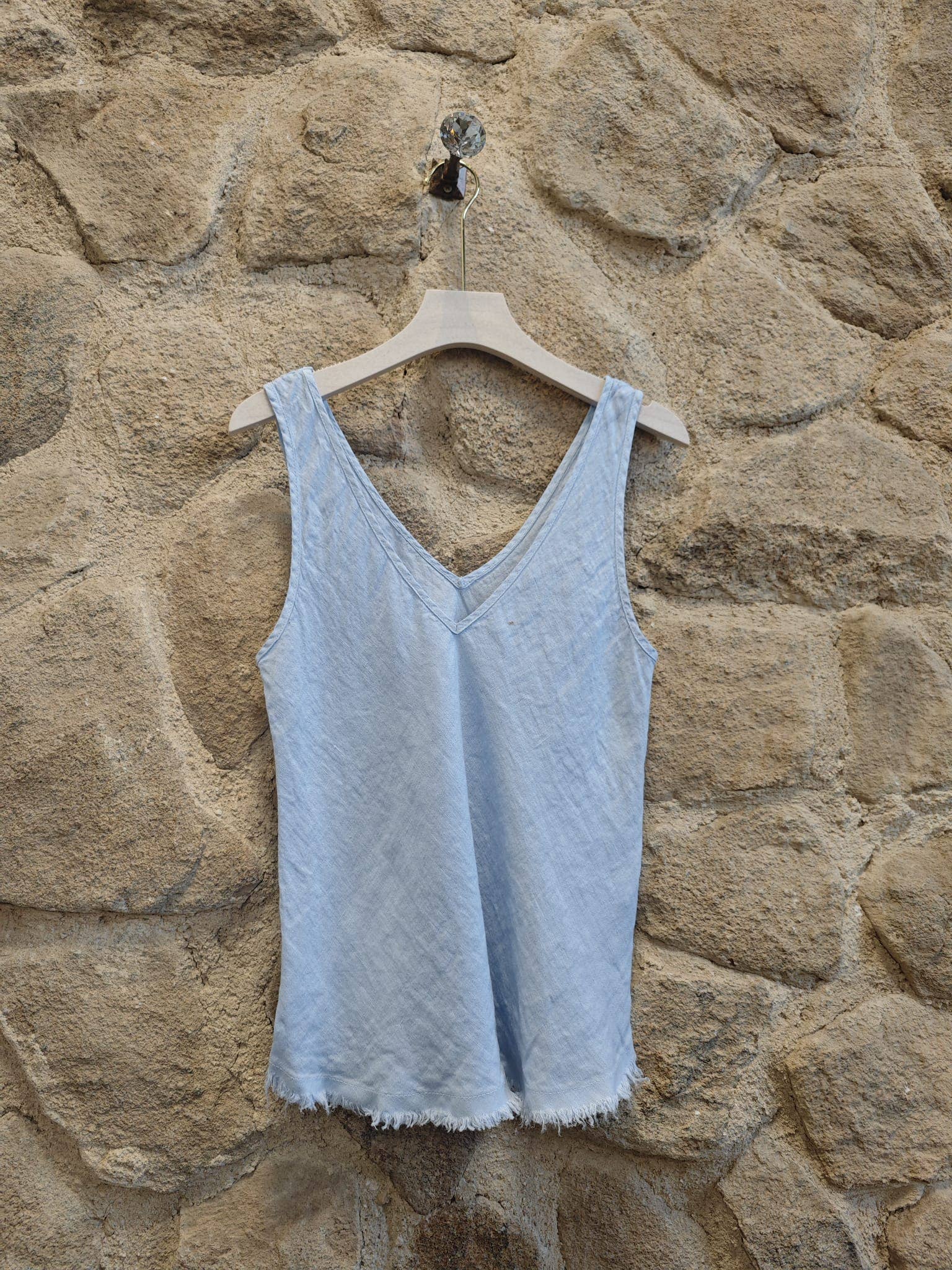 Sleeveless Tank 100% linen
