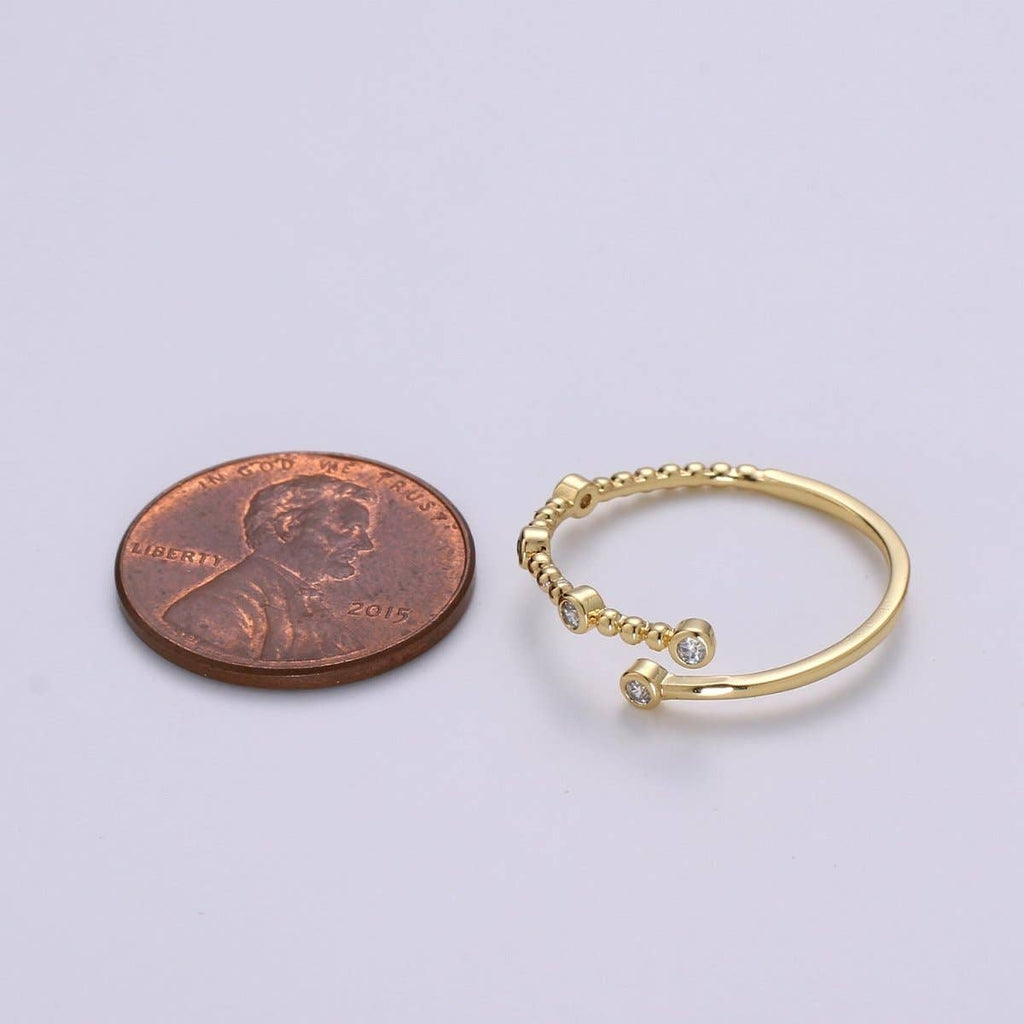 GF CZ Circle Ring