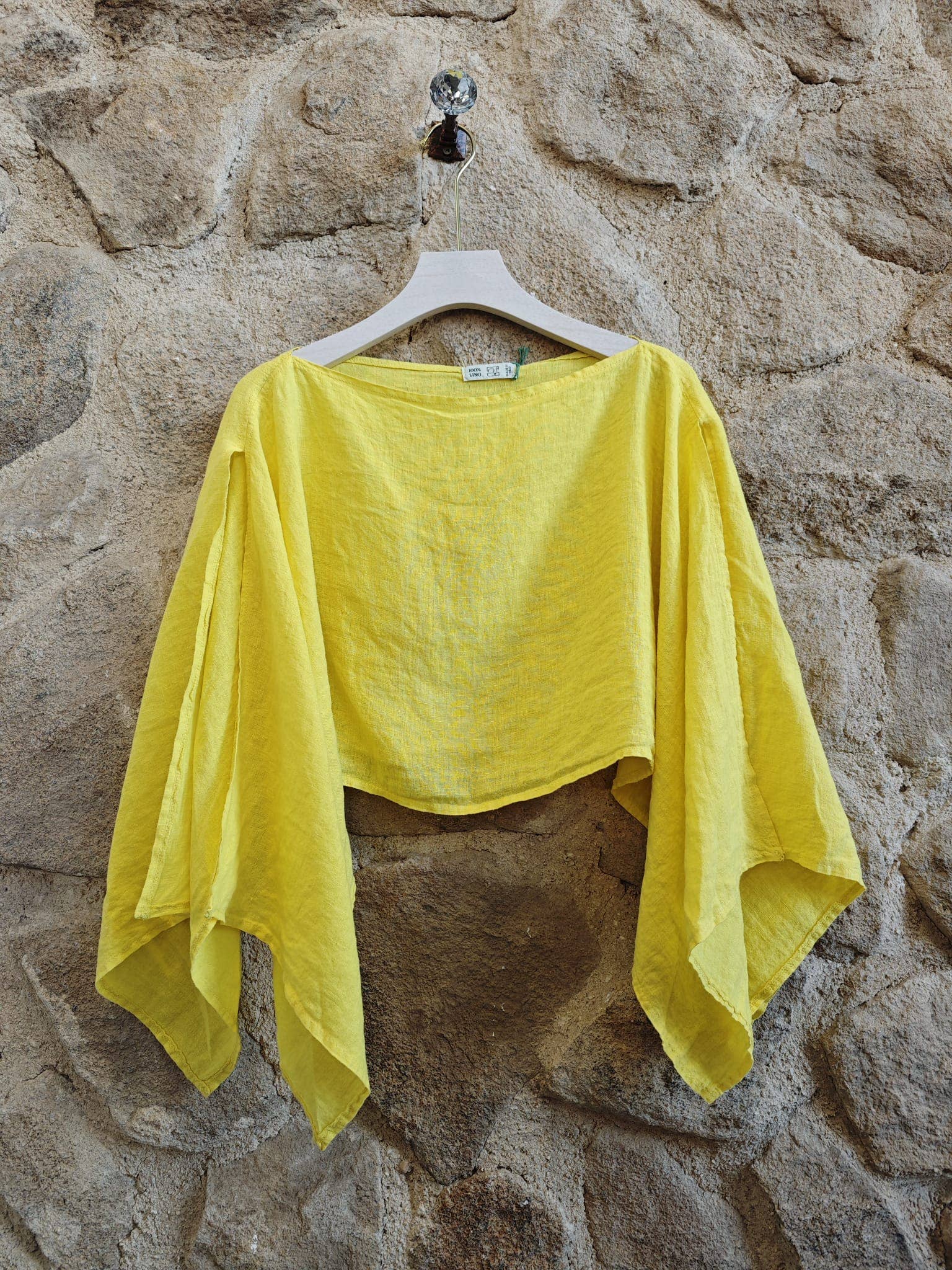 Linen Blouse w/long sleeves