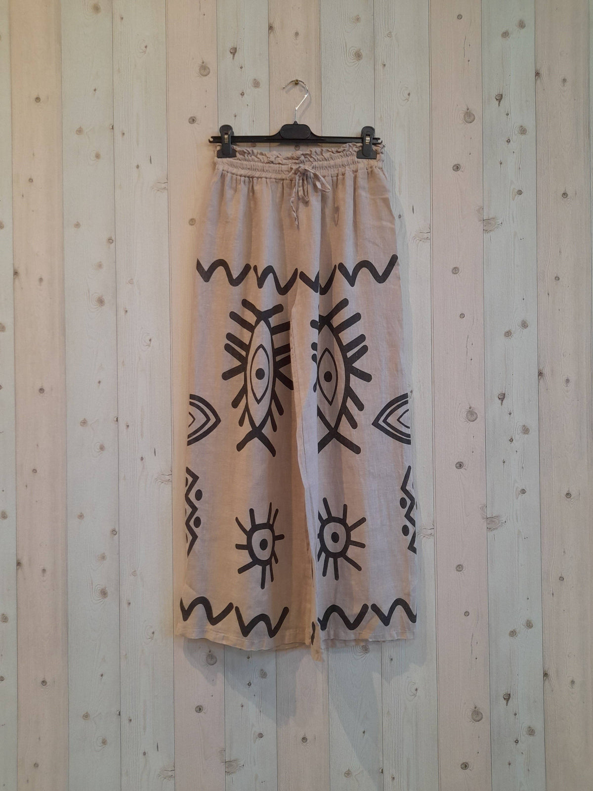 Evil Eye Trousers 100% Linen – view 5