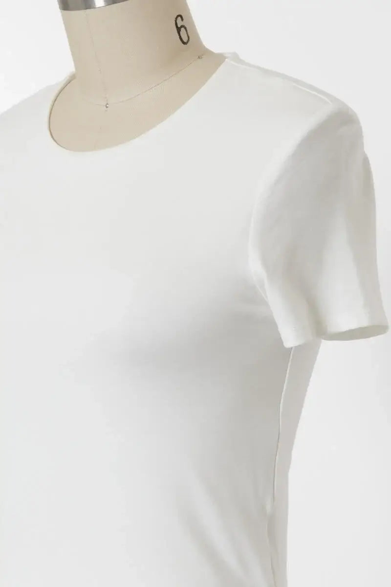 Rayon Modal Basic Crop Top