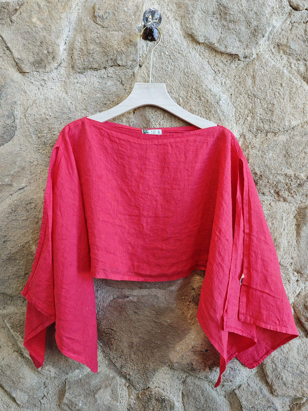 Linen Blouse w/long sleeves