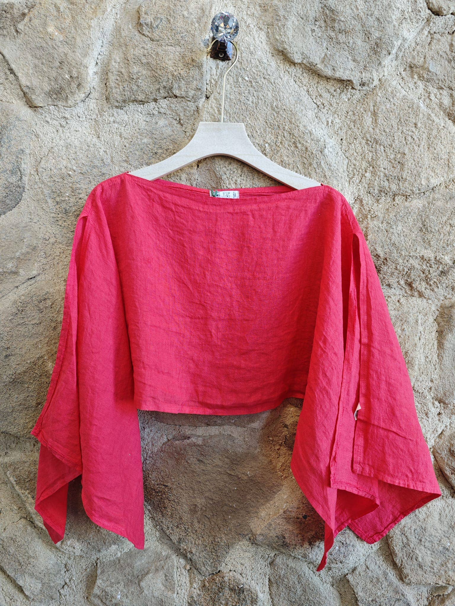 Linen Blouse w/long sleeves