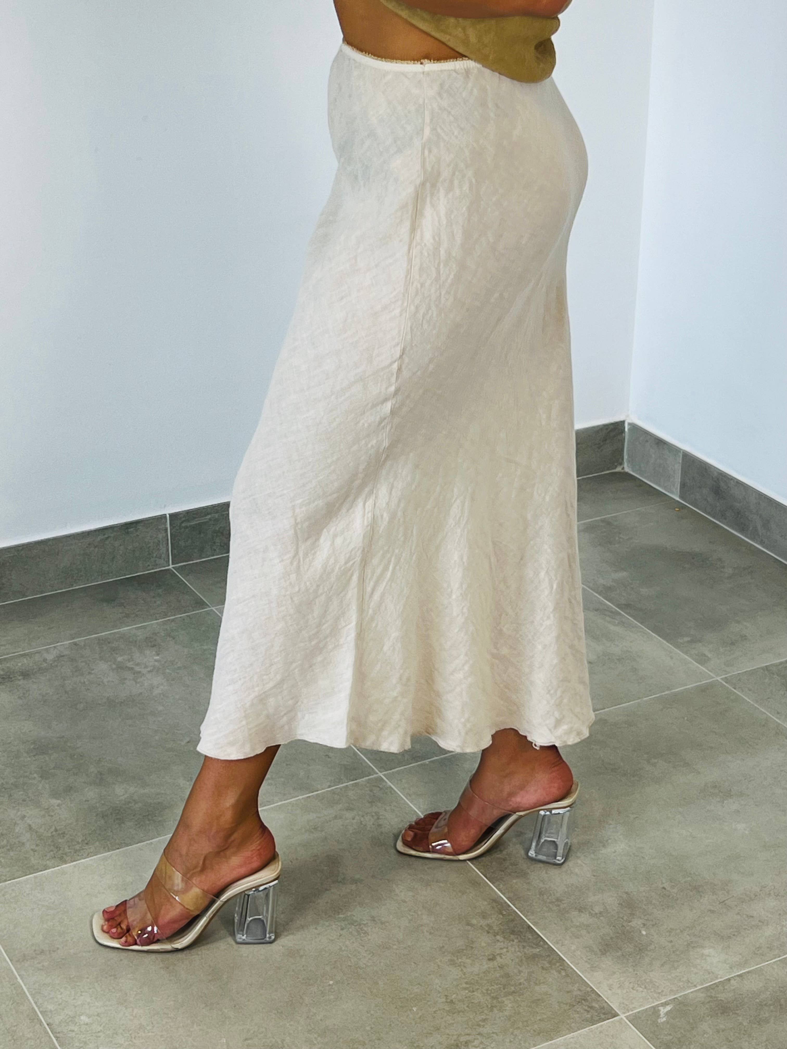 100% LINEN SKIRT