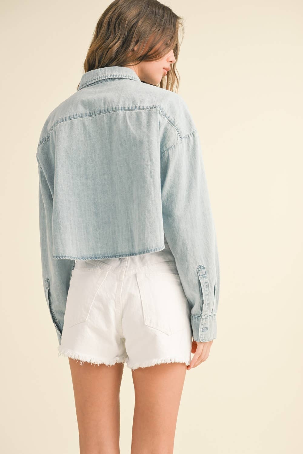 BUTTON DOWN DENIM SHIRT