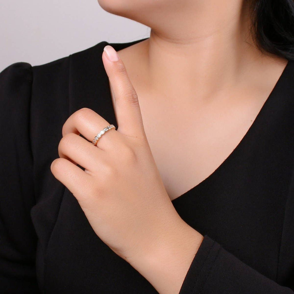 GF CZ Round Ring