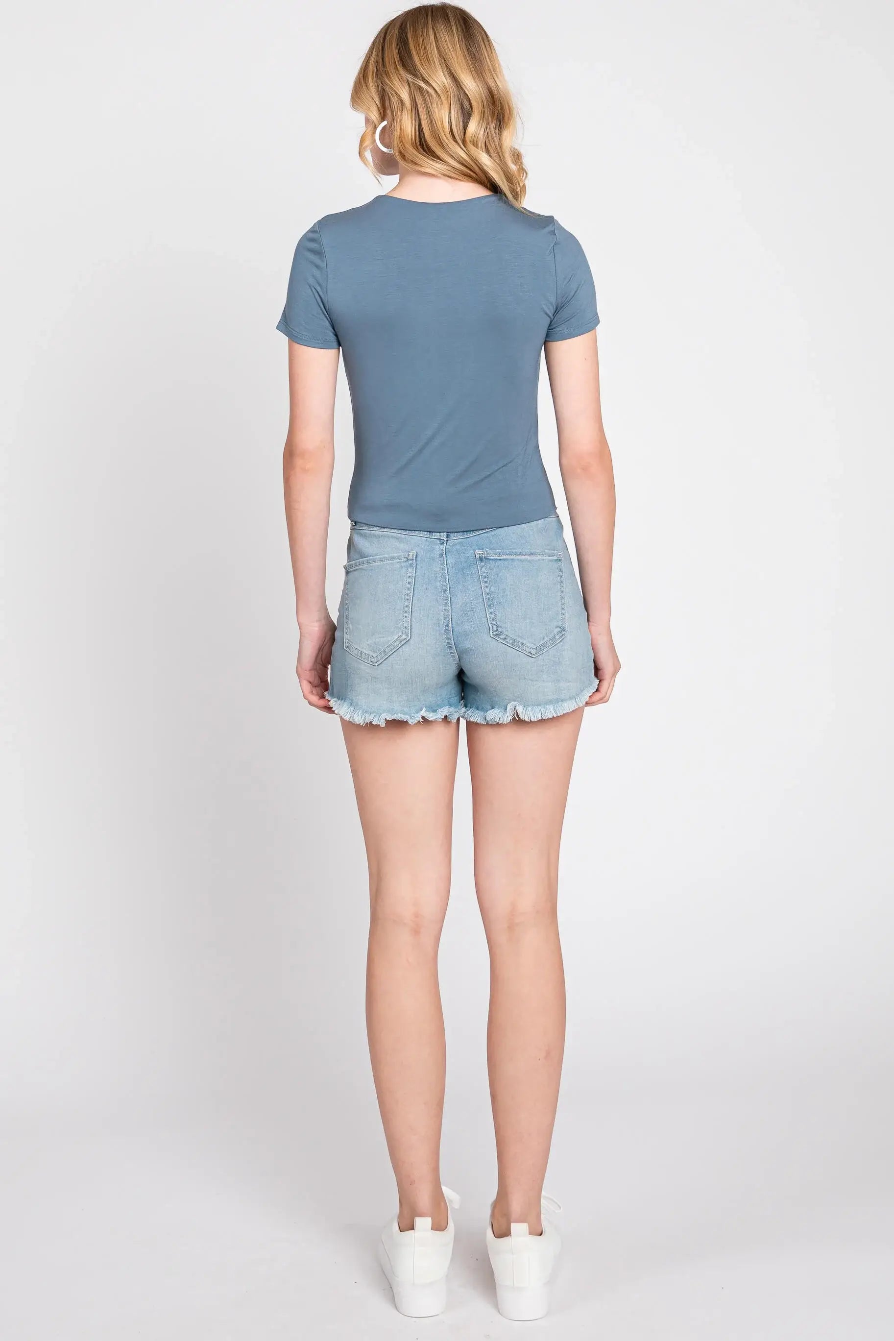 Rayon Modal Basic Crop Top
