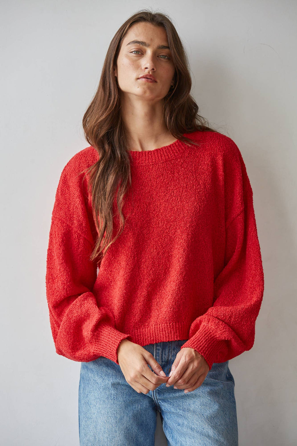 Knit Round Neck Long Sleeve