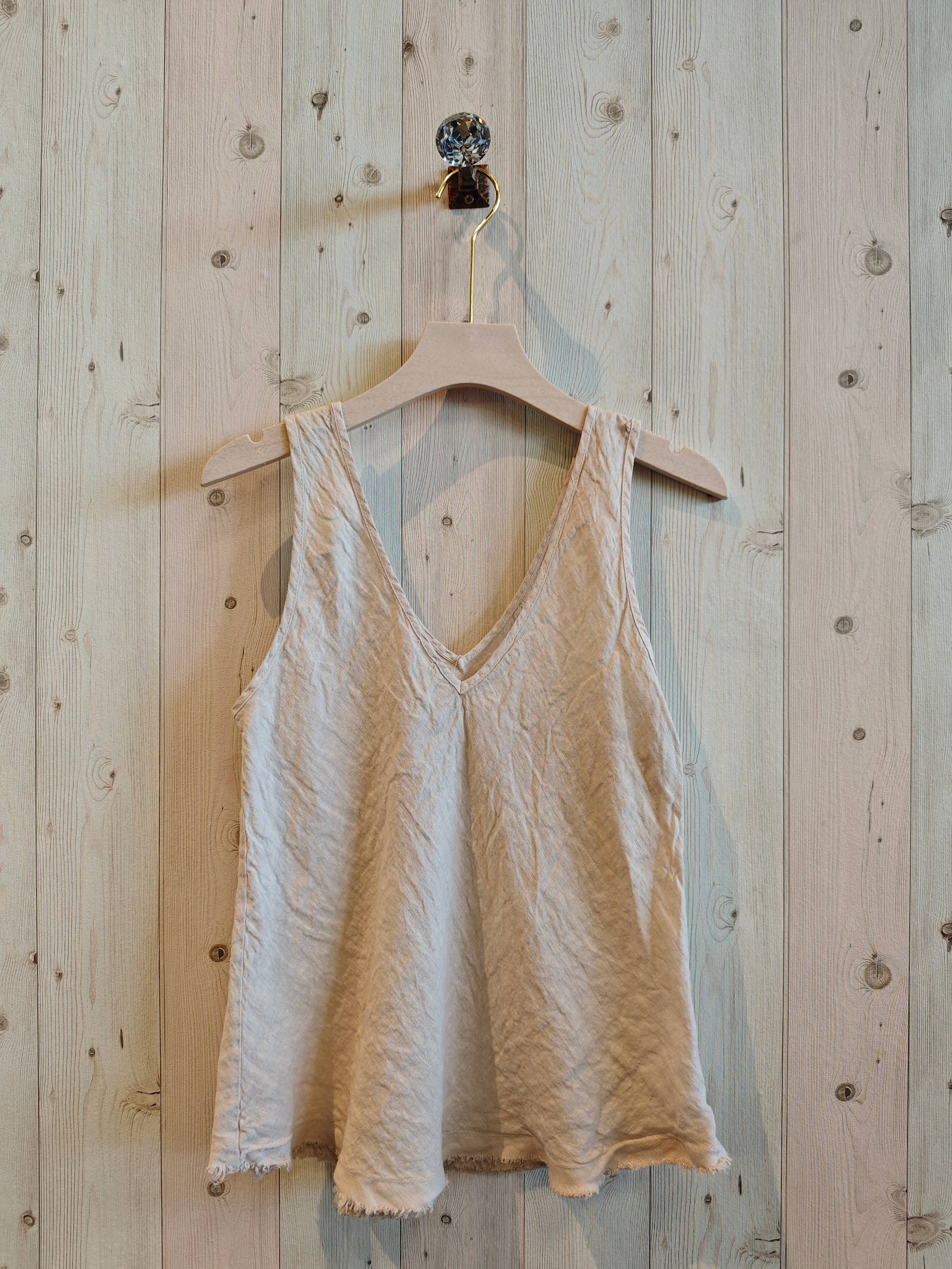 Sleeveless Tank 100% linen