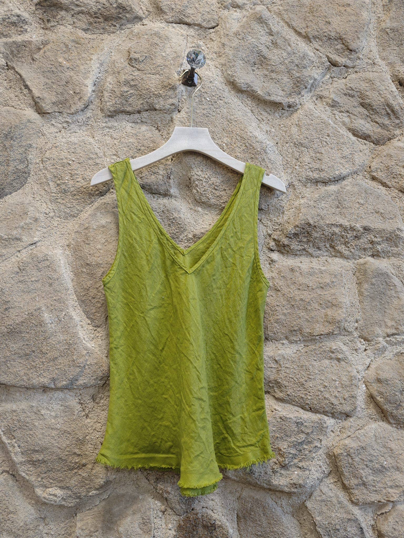 Sleeveless Tank 100% linen
