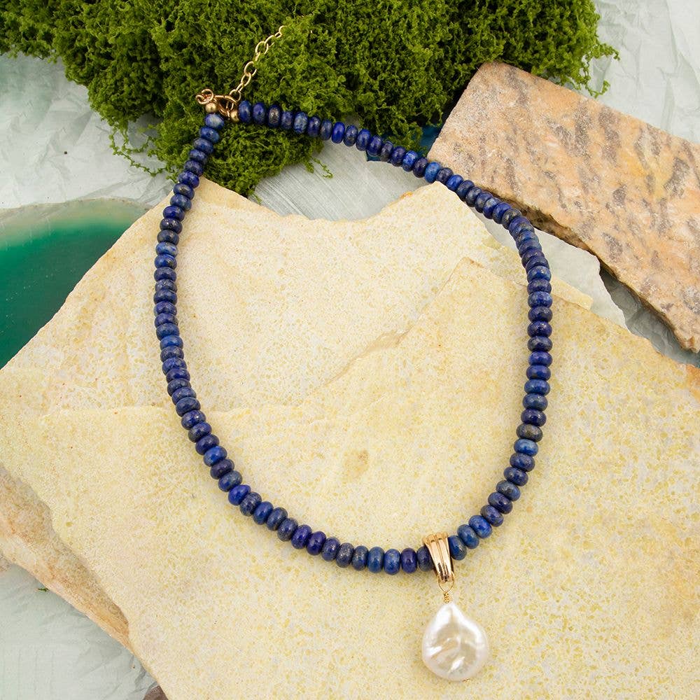 Blue Lapis Mother of Pearl