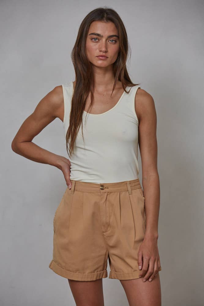 Seamless Reverse U-V Neck Tank