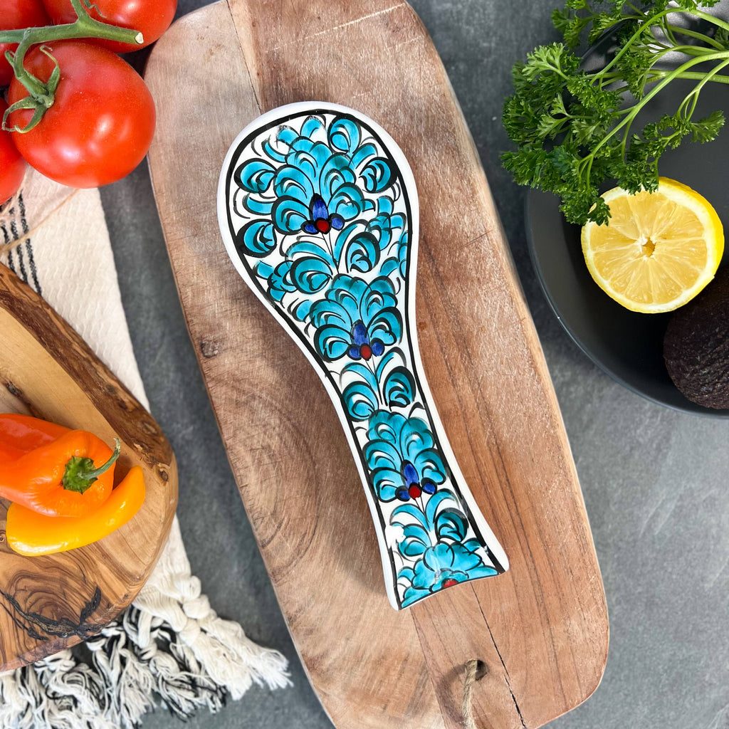 Handmade Ceramic Spoon Rest, Spoon Holder