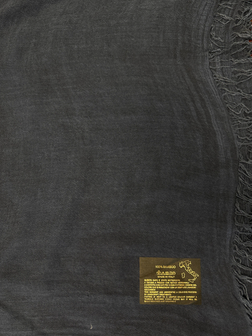 BLACK BAMBOO PASHMINA
