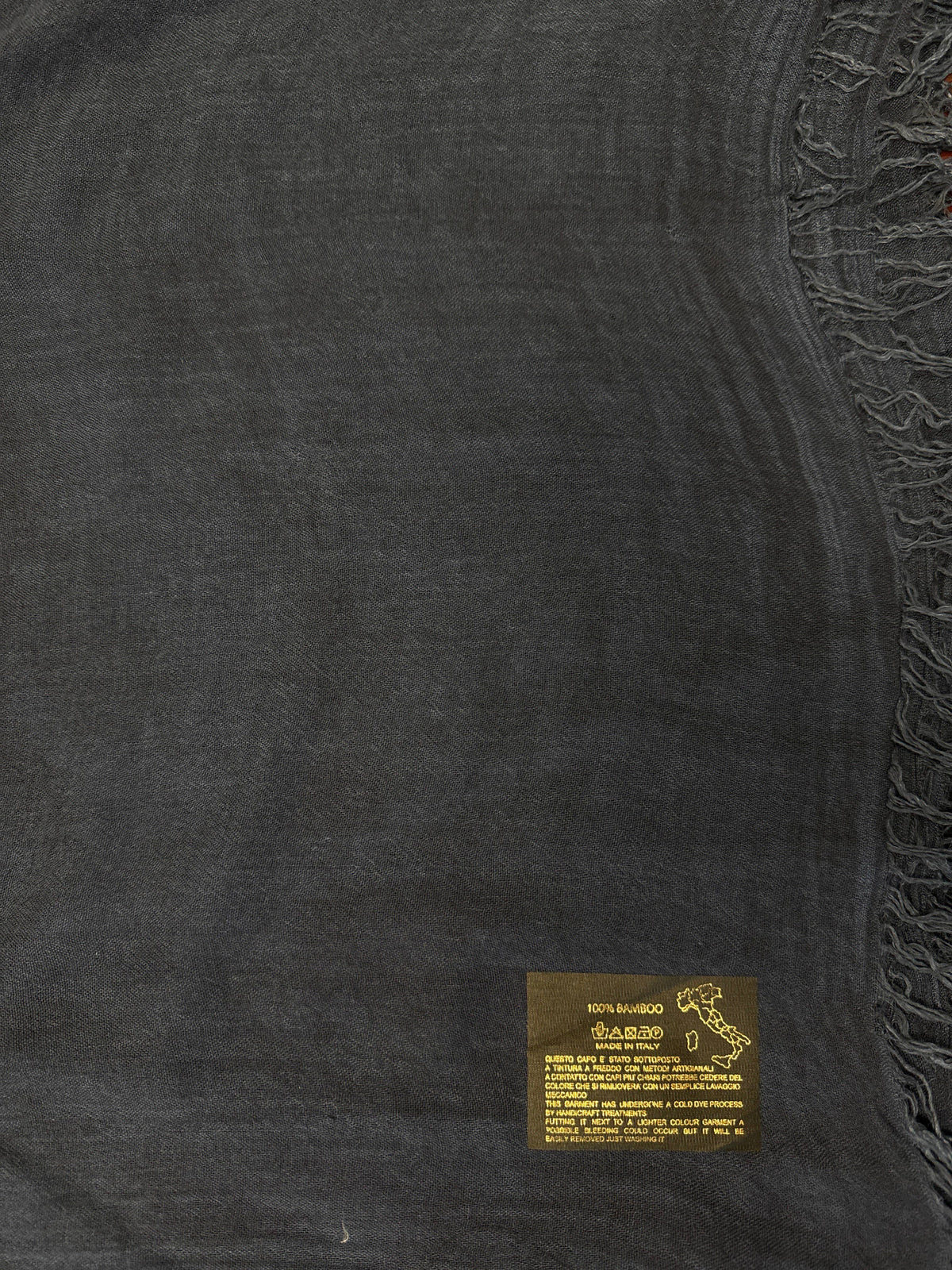 BLACK BAMBOO PASHMINA