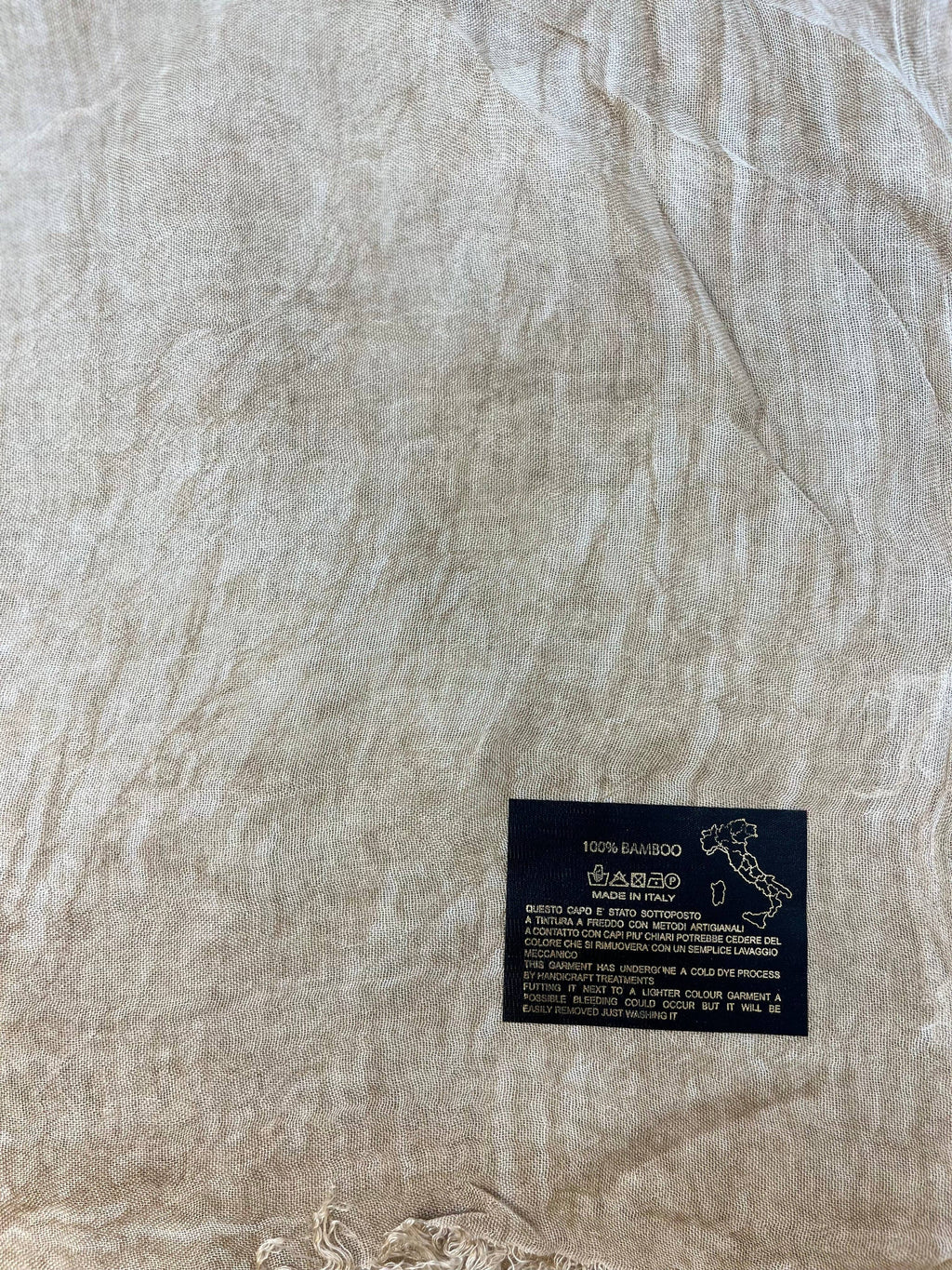 BLACK BAMBOO PASHMINA