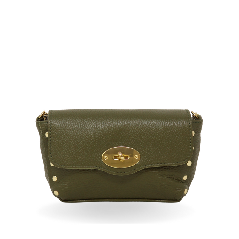 ITALIAN LEATHER CROSSBODY BAG