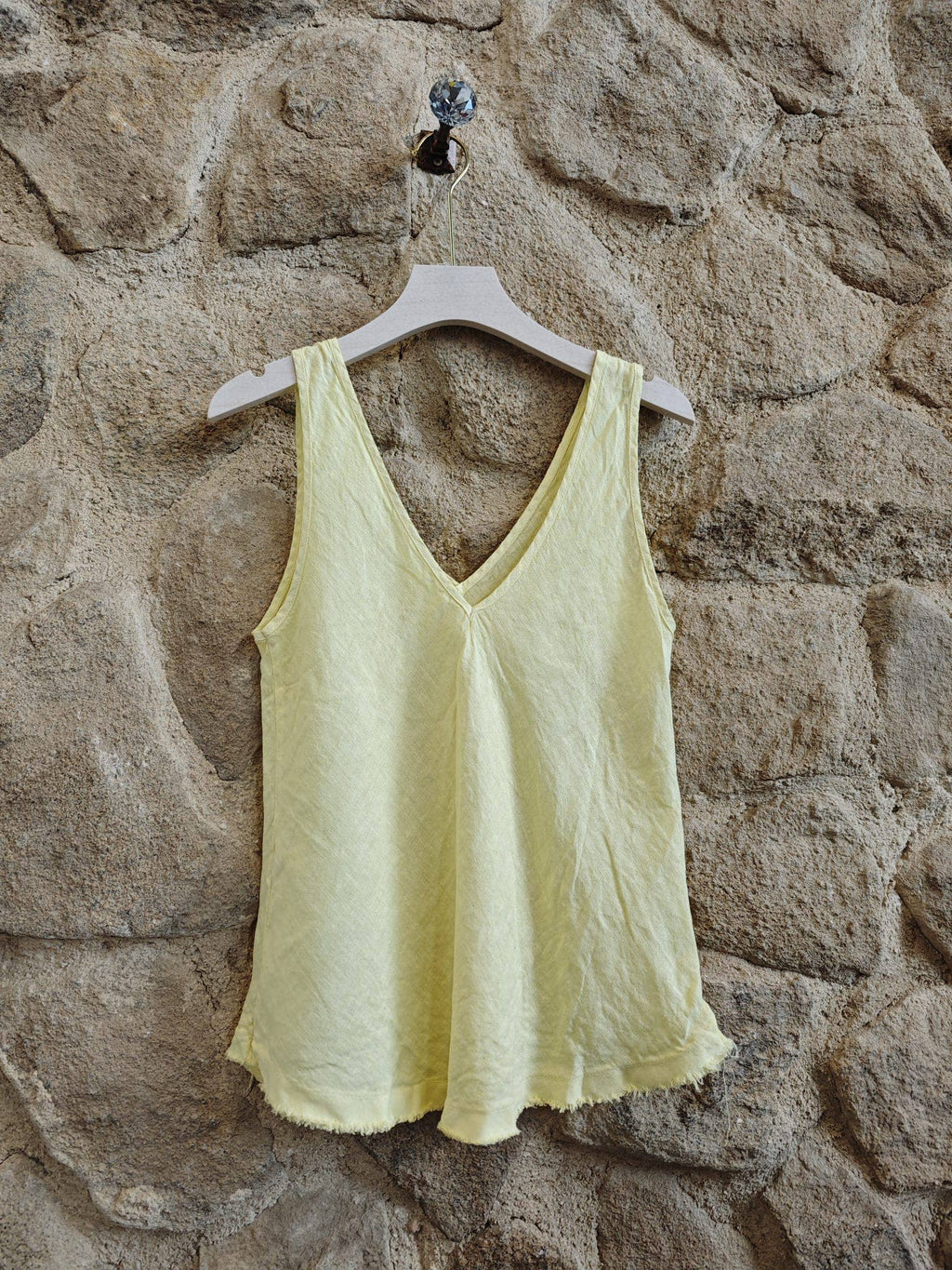 Sleeveless Tank 100% linen