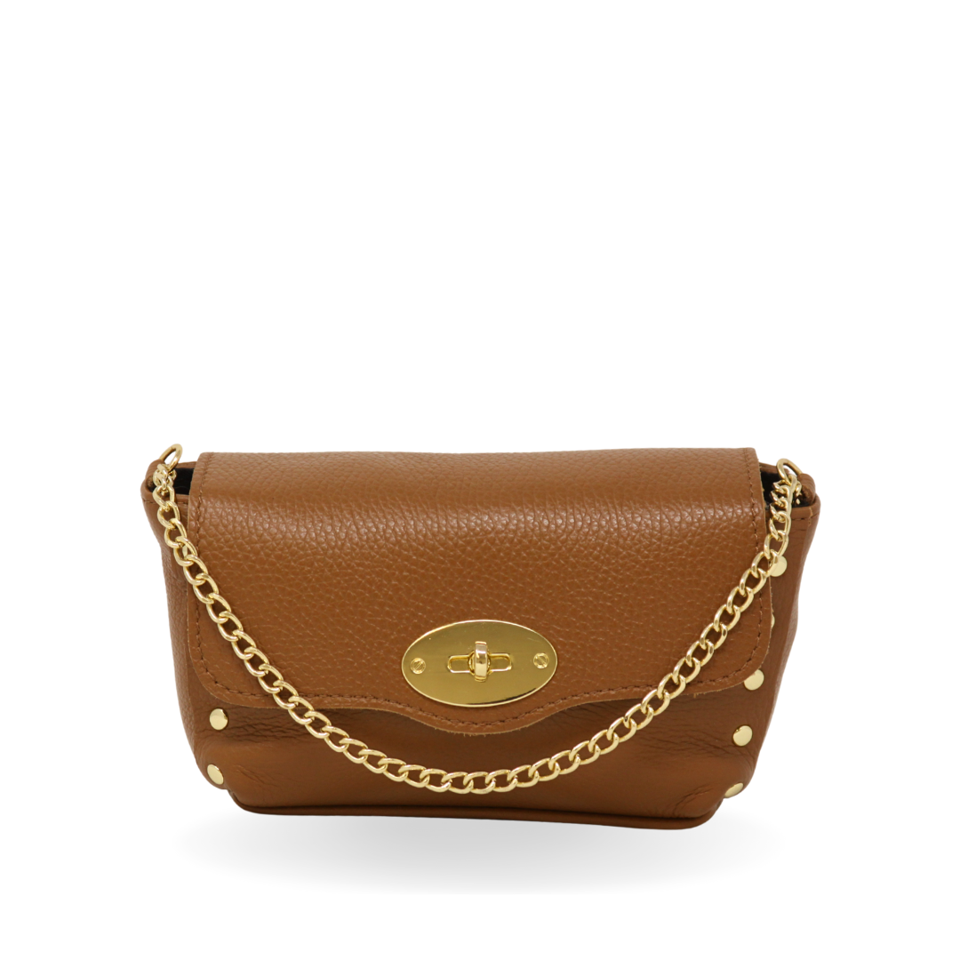 ITALIAN LEATHER CROSSBODY BAG