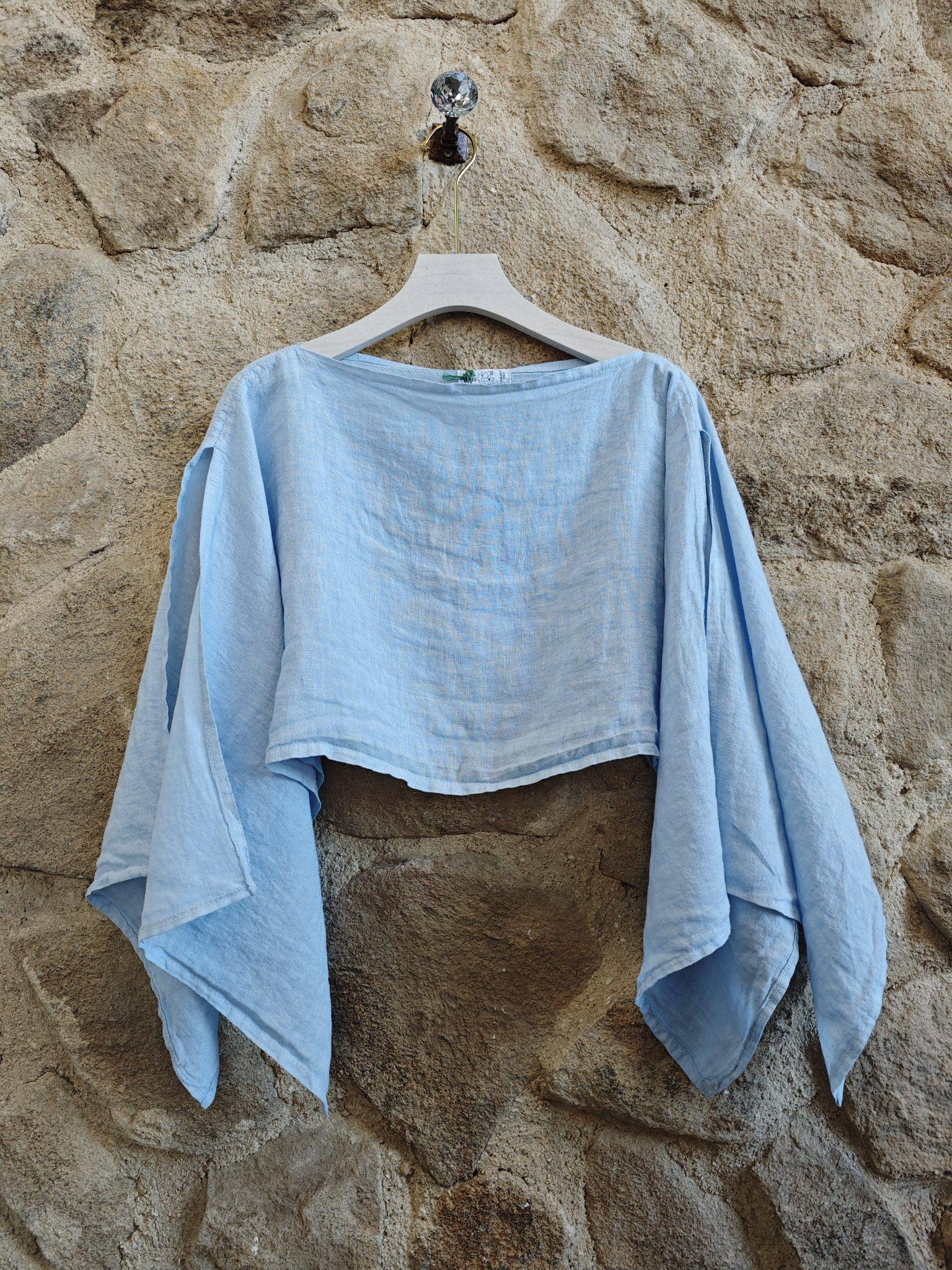 Linen Blouse w/long sleeves