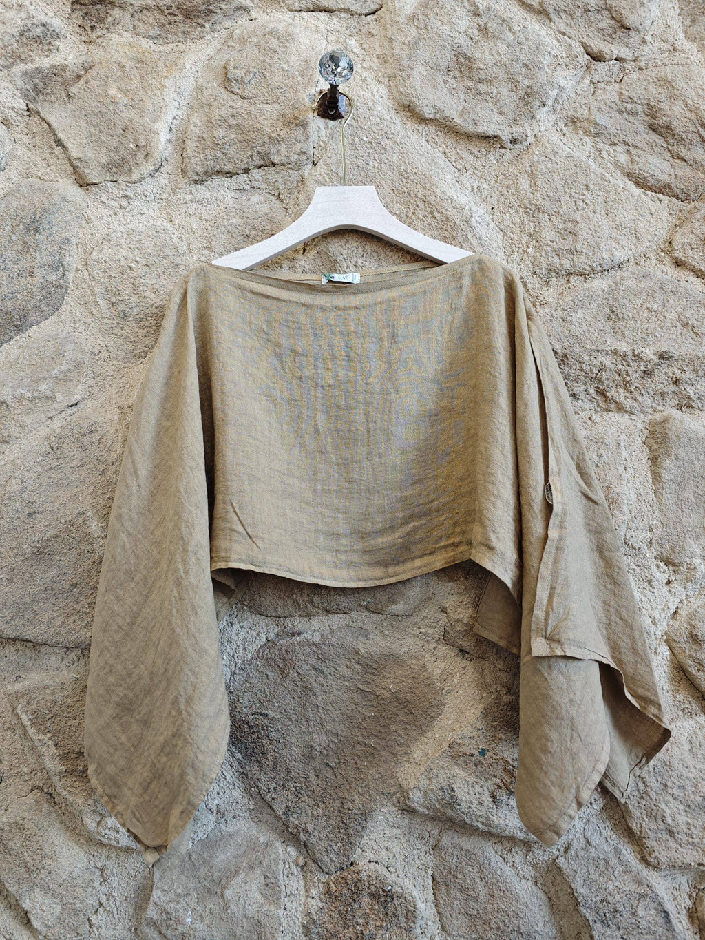 Linen Blouse w/long sleeves