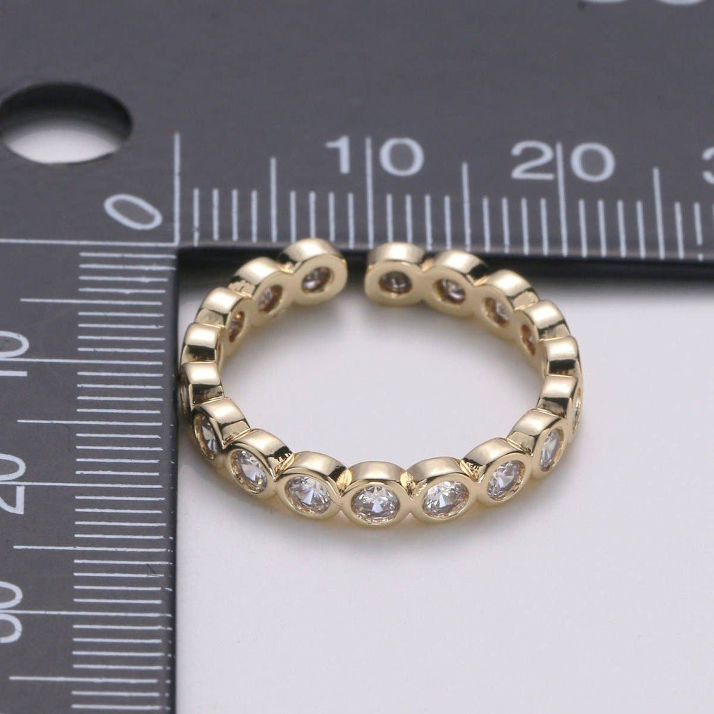 GF CZ Round Ring