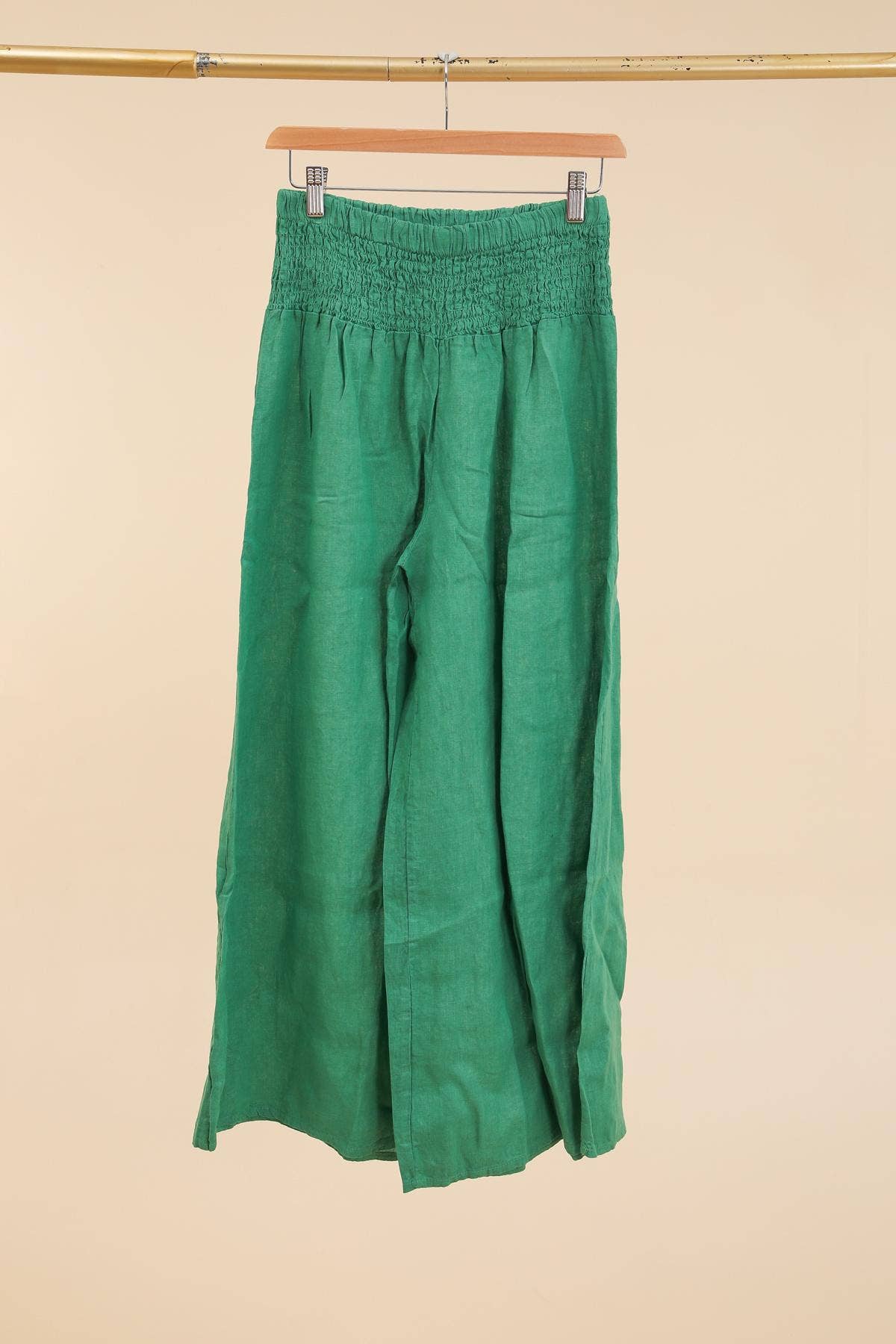 100% Linen Wide Leg Pants