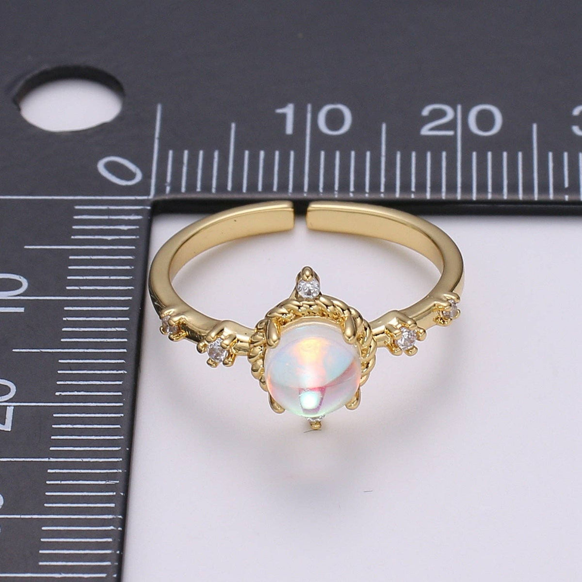Moonstone Celestial Ring – view 2