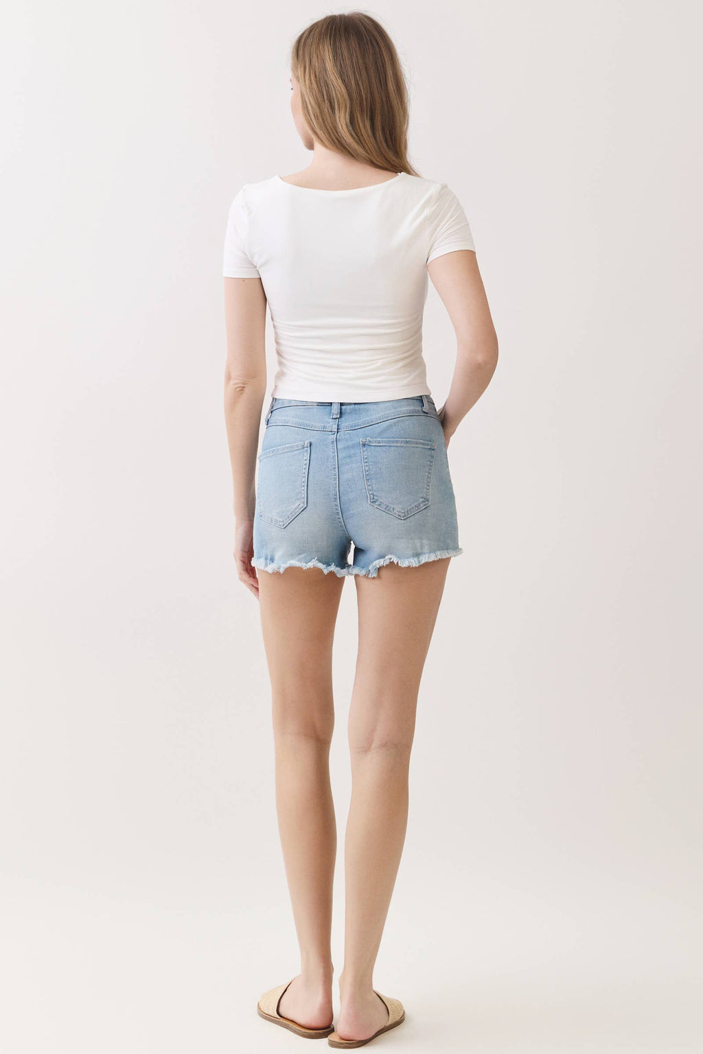 SHORT SLEEVE CROP TOP-T