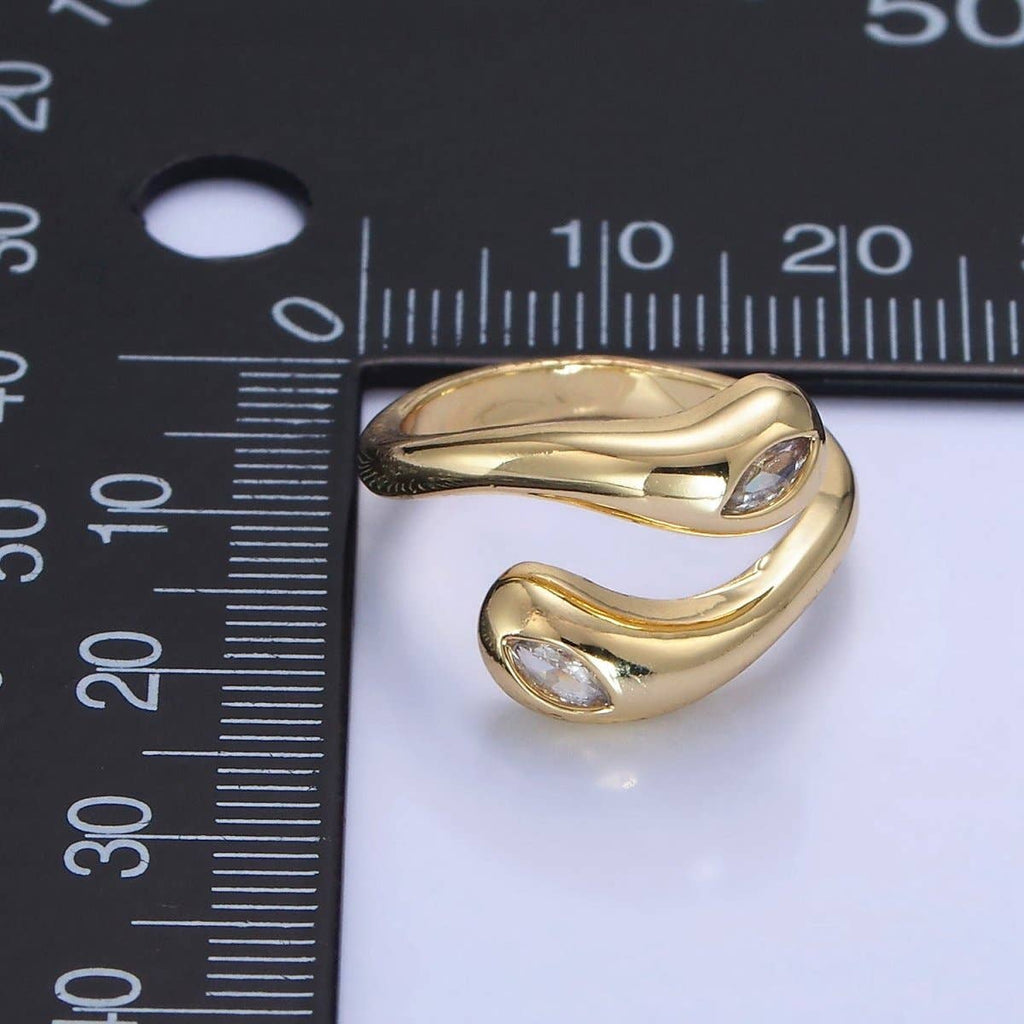 Minimalist Gold Filled Wrapped Adjustable Ring