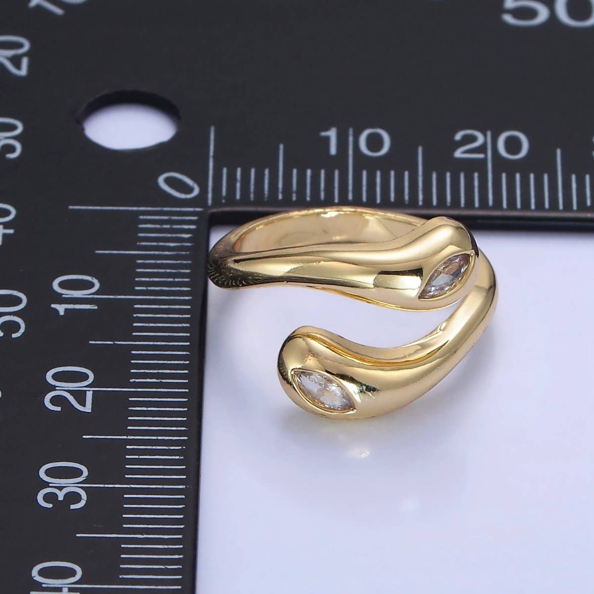 Minimalist Gold Filled Wrapped Adjustable Ring