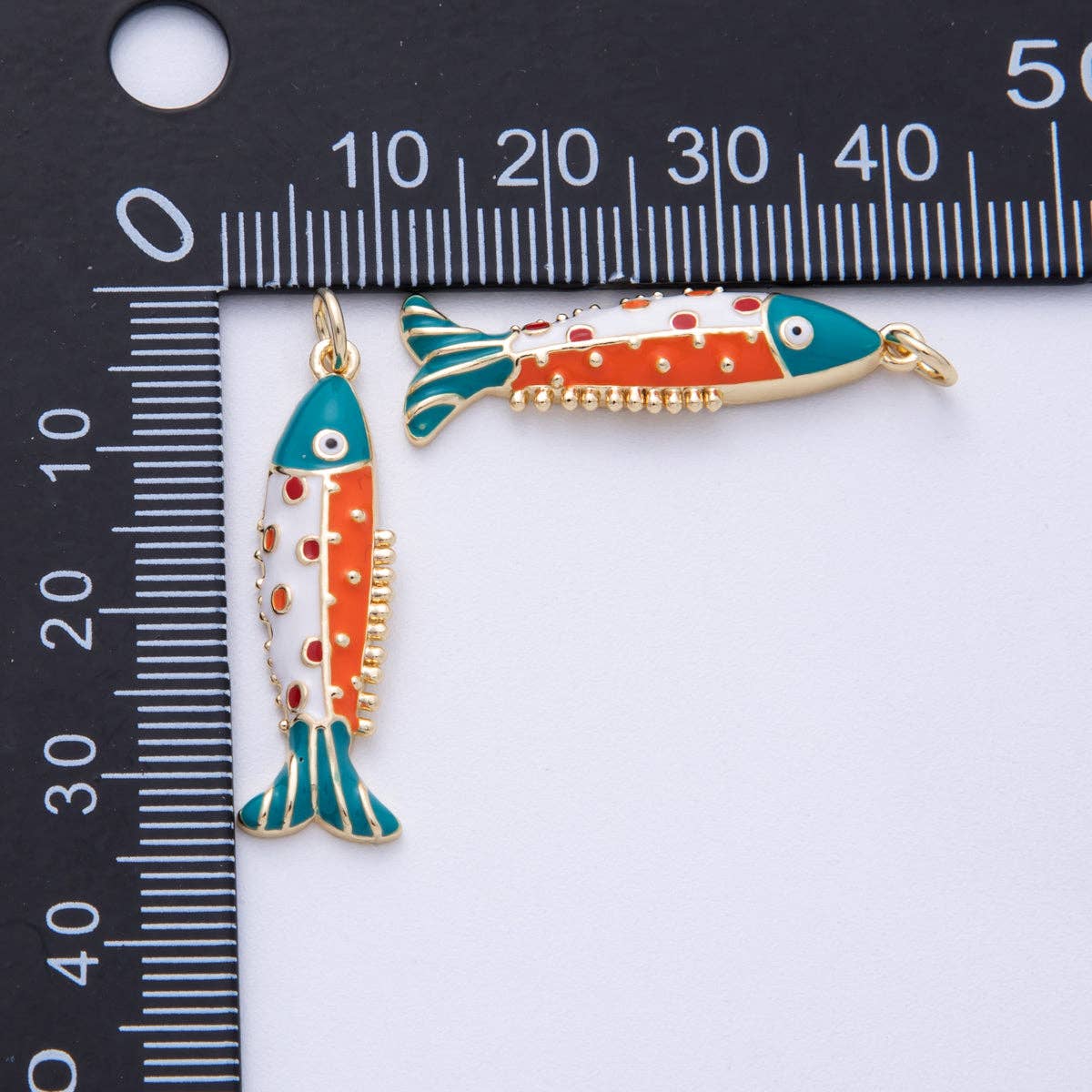 18K GF Fish Charm