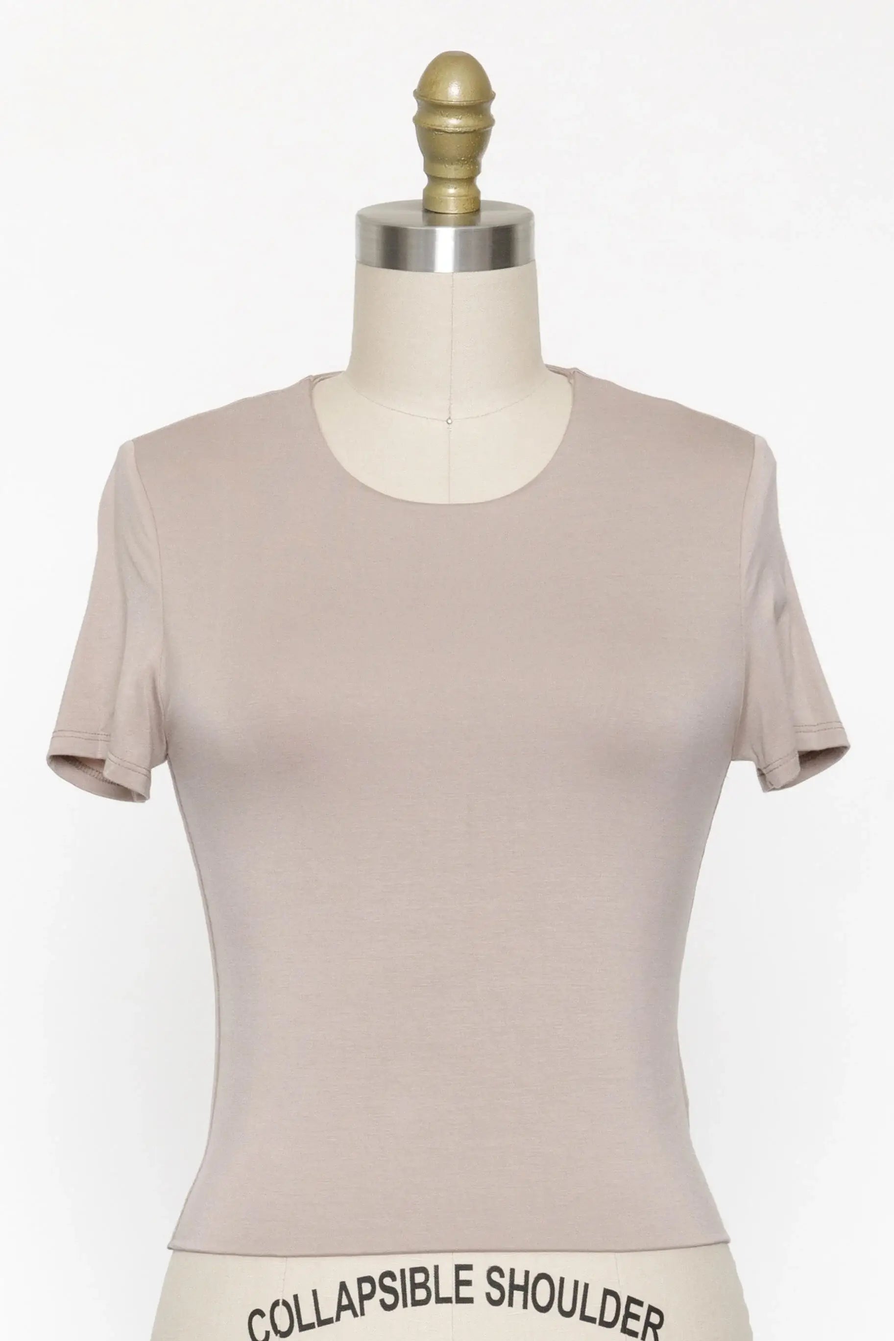 Rayon Modal Basic Crop Top