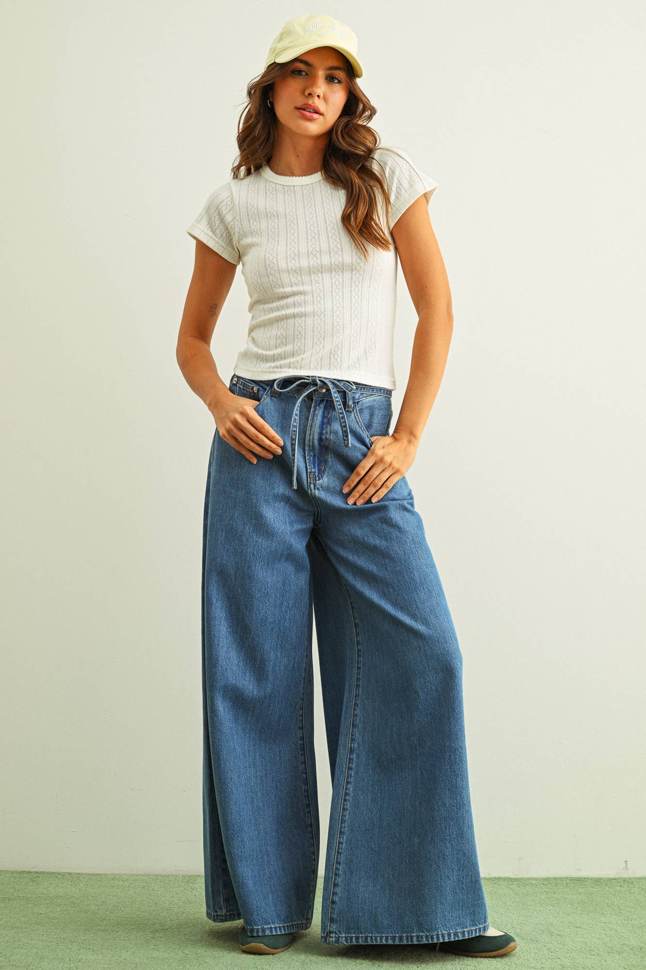 POINTELLE Short Sleeve TOP