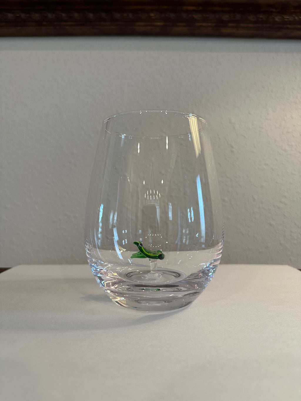 Stemless Wine Glass w/ Figure Inside, 10 Styles