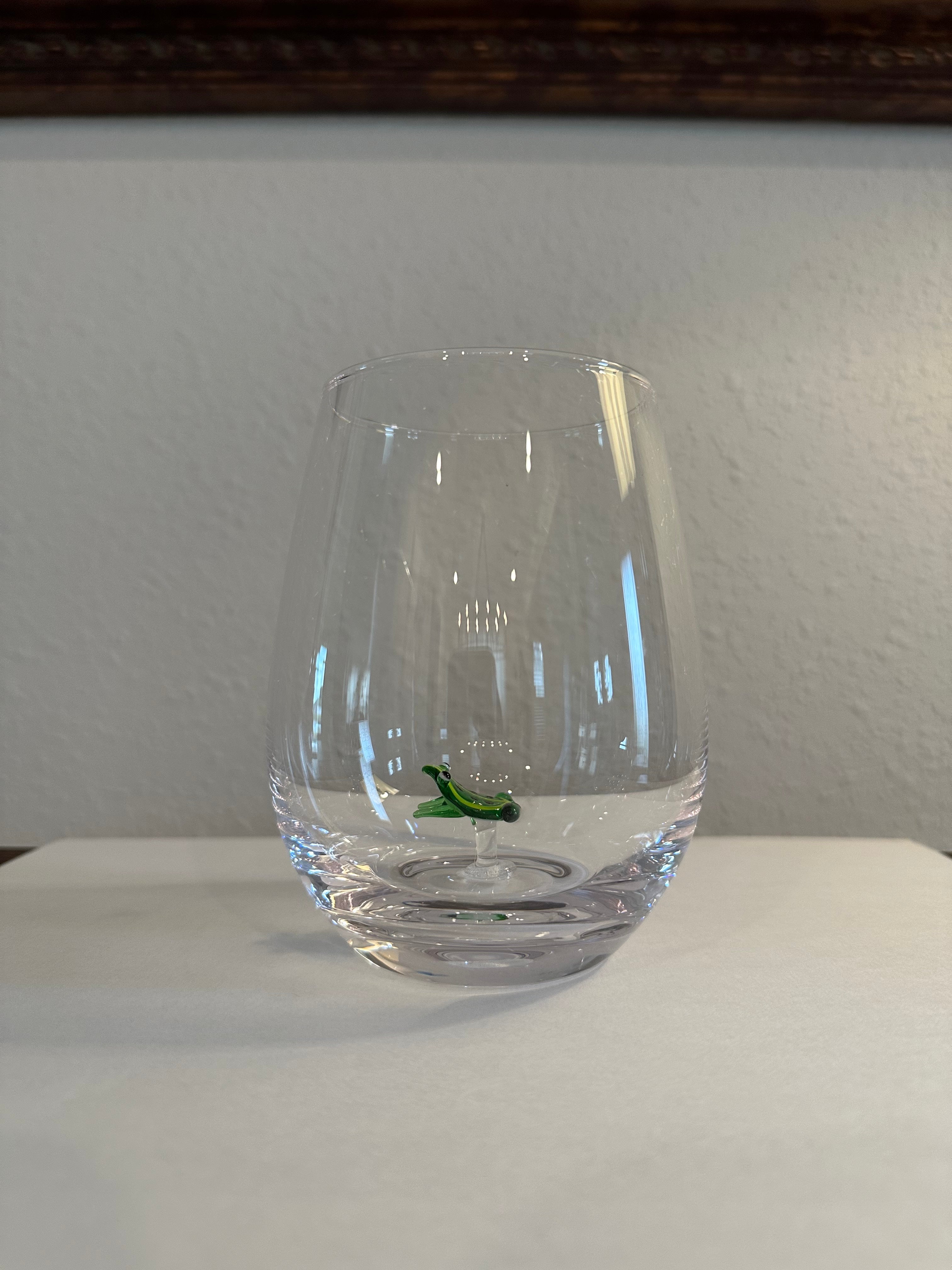 Stemless Wine Glass w/ Figure Inside, 10 Styles