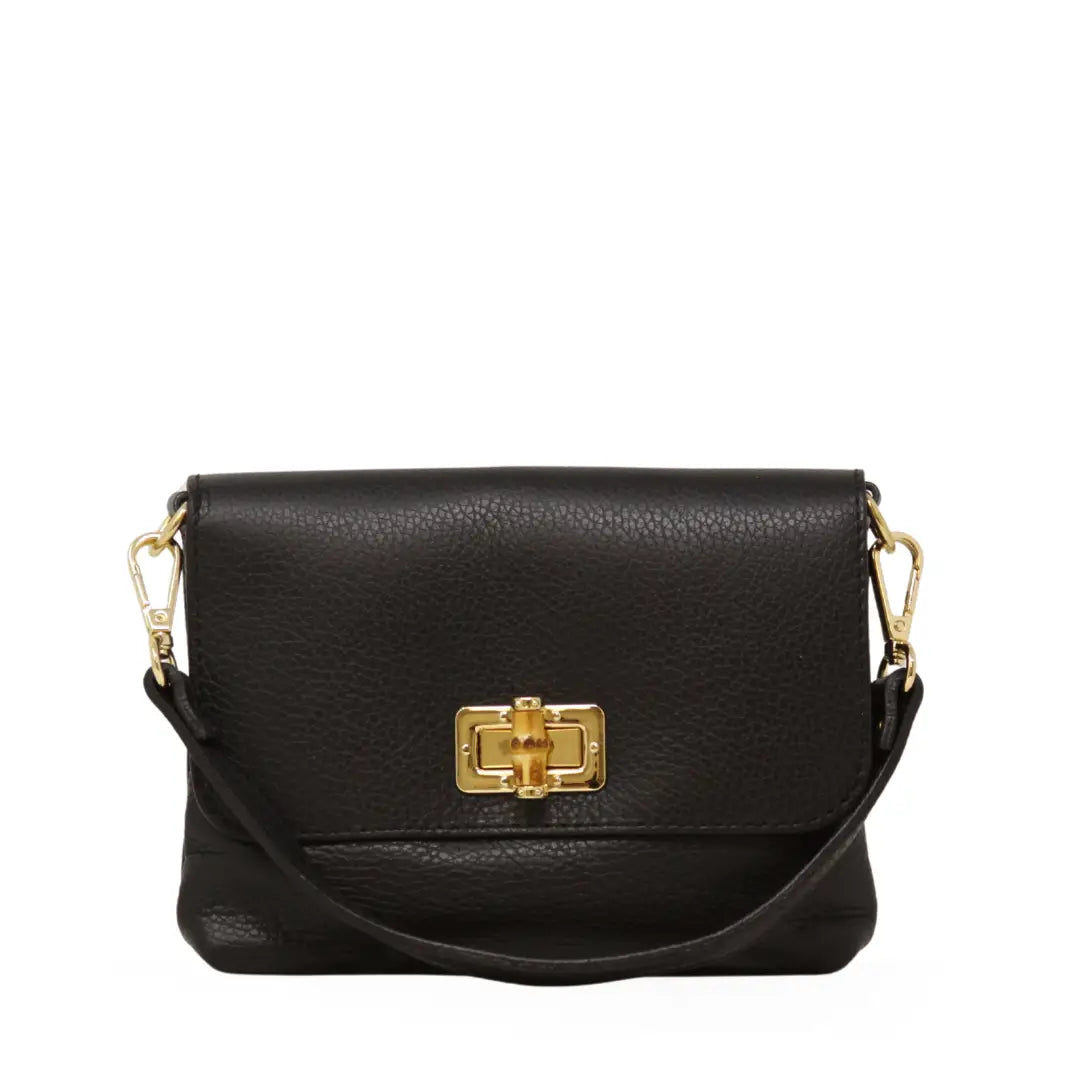 LEATHER CLUTCH CROSSBODY BAG