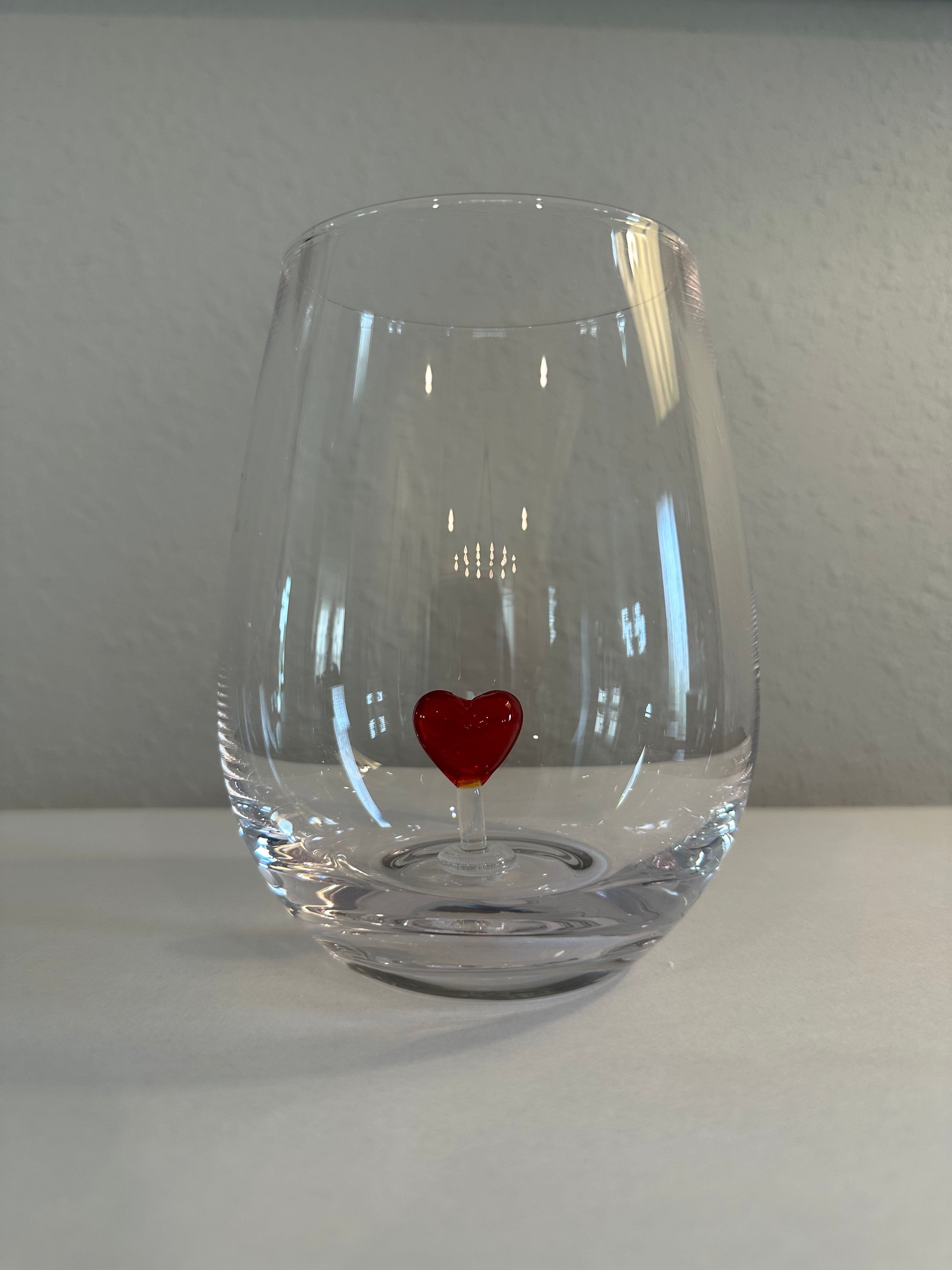 Stemless Wine Glass w/ Figure Inside, 10 Styles